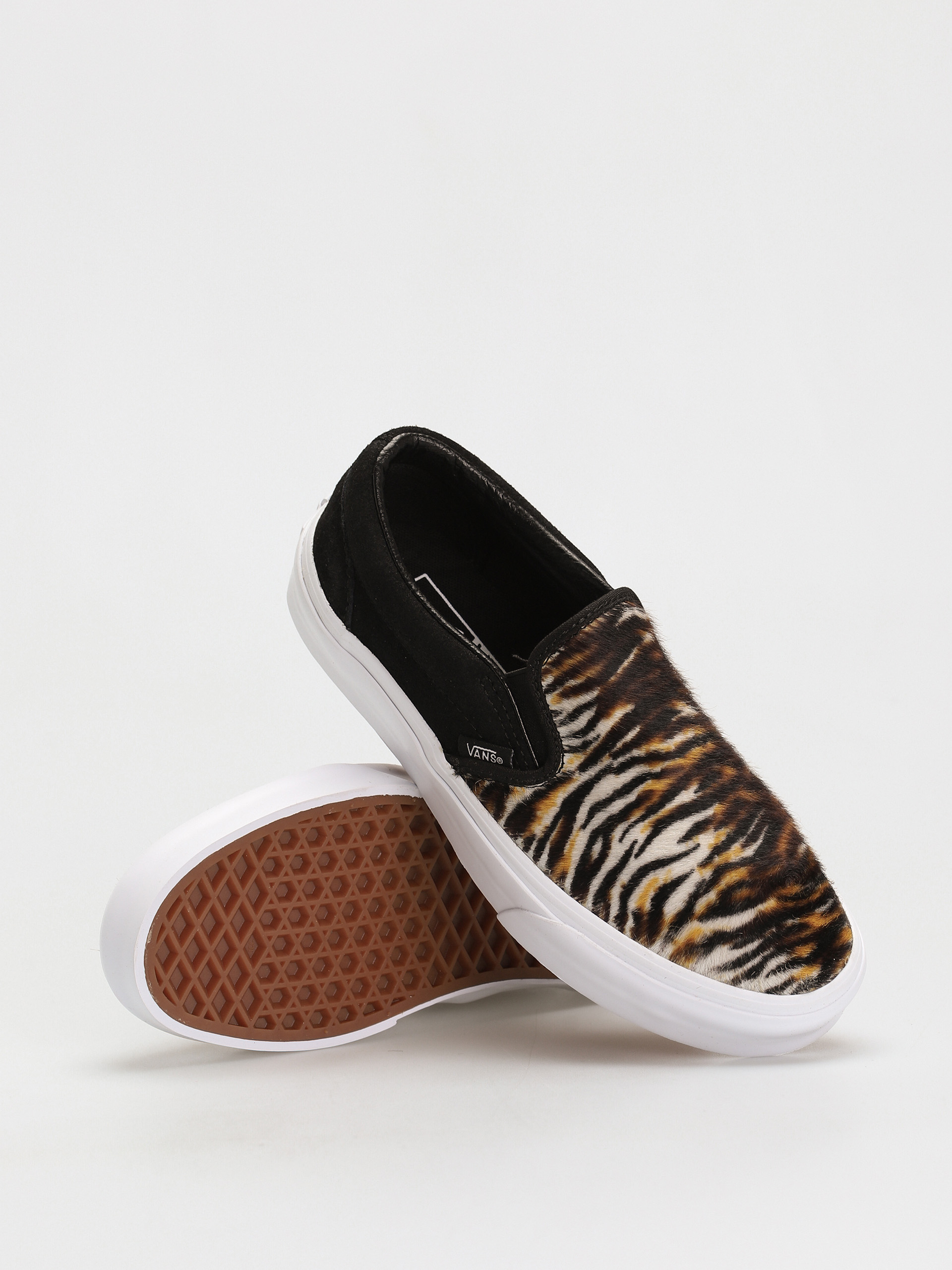 Buty Vans Classic Slip On (soft suede/black/tiger)