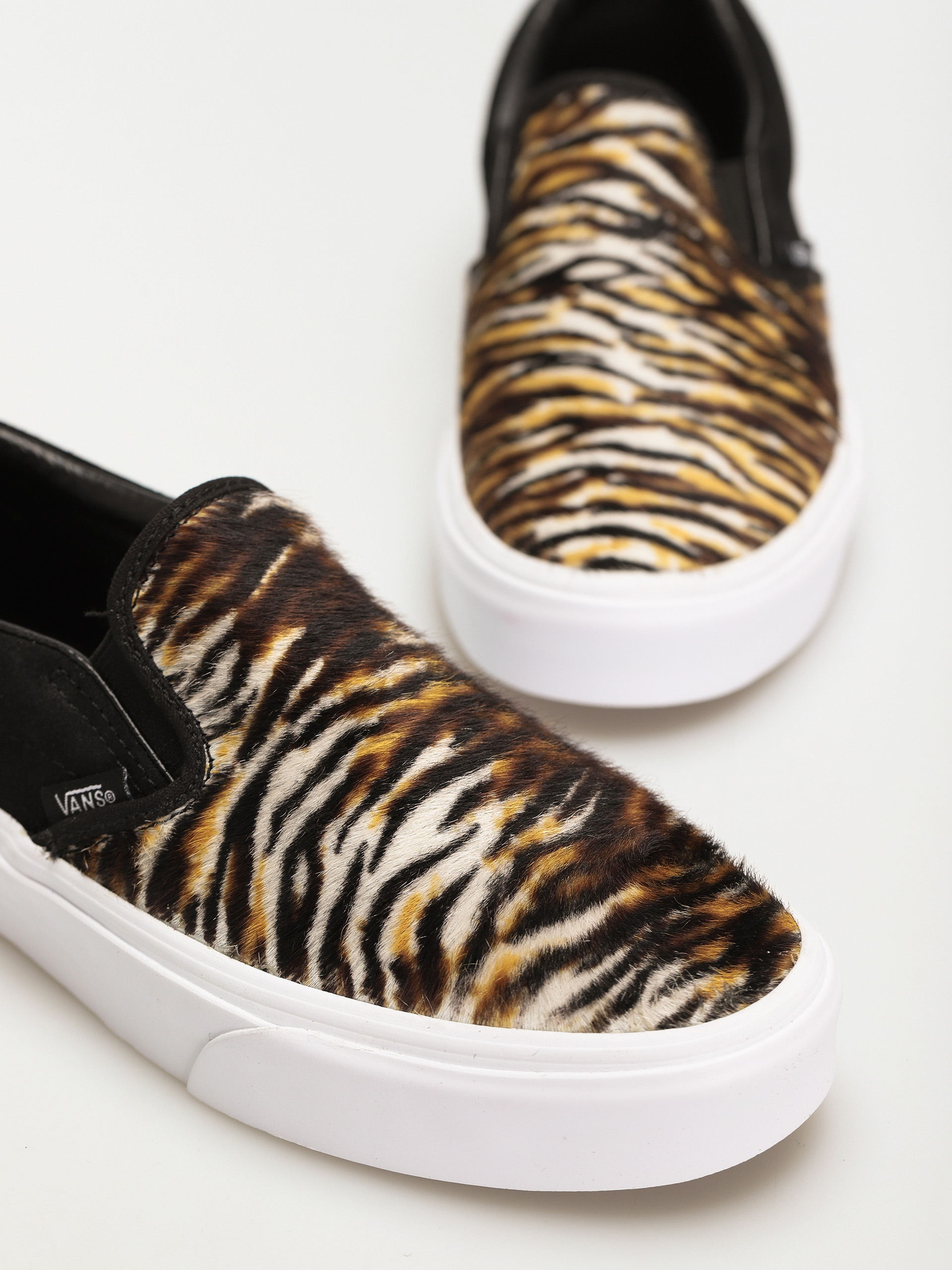 Buty Vans Classic Slip On (soft suede/black/tiger)