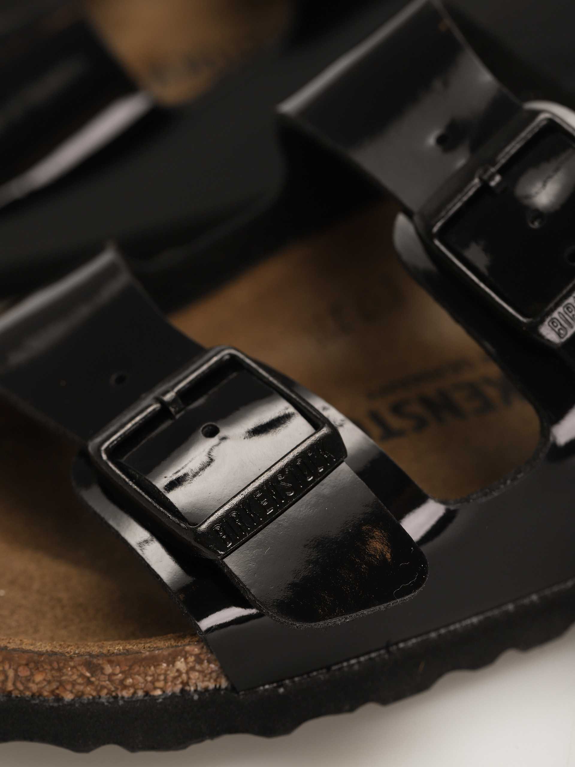 Klapki Birkenstock Arizona Narrow Wmn (patent black)