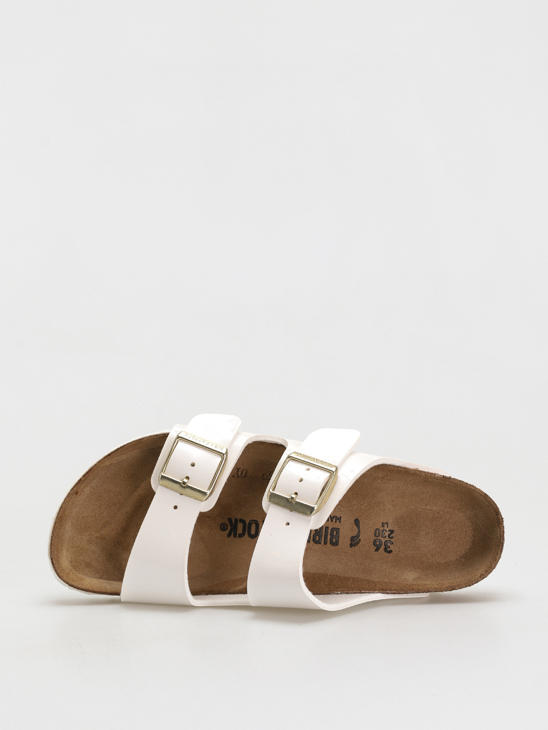 Klapki Birkenstock Arizona Narrow Wmn (patent white)