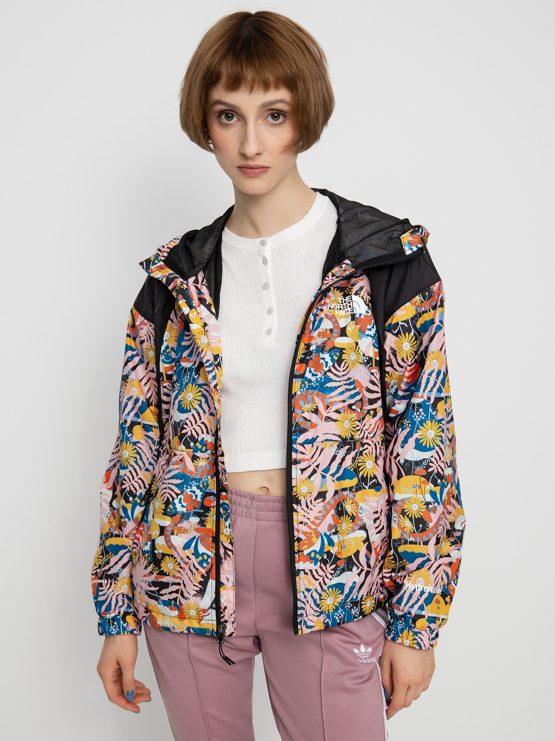 Kurtka The North Face Printed Hydrenaline 2000 Wmn (tnfblkintnlwmnsclctnprint)