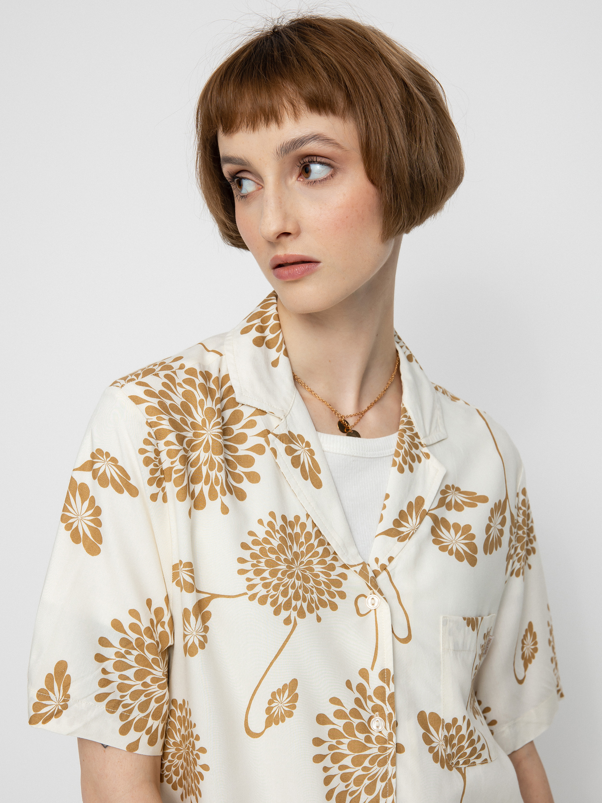Koszula Brixton Bunker Garden Floral Bf Wmn (dove)