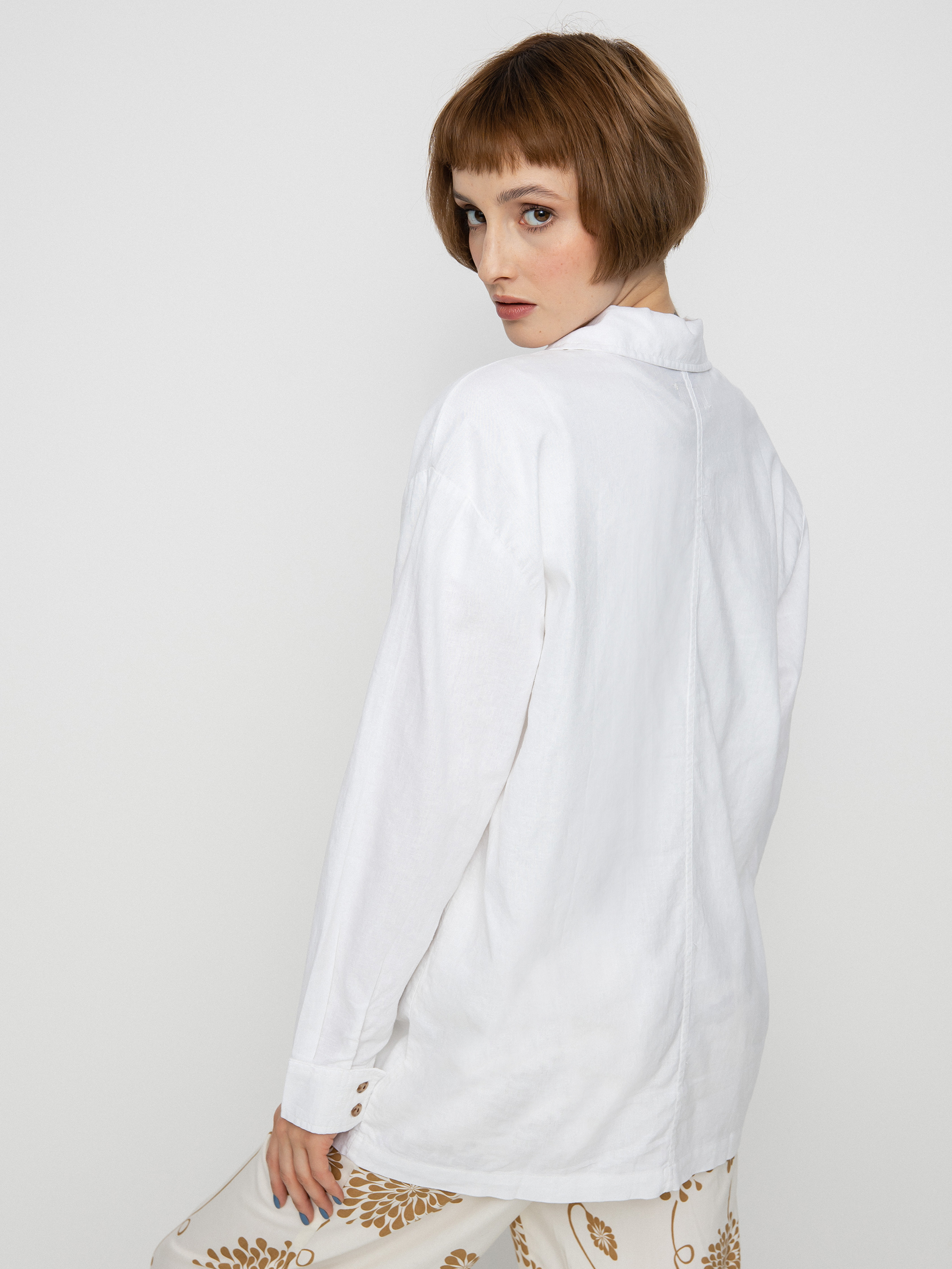 Koszula Brixton Bowery Overshirt Wmn (white)