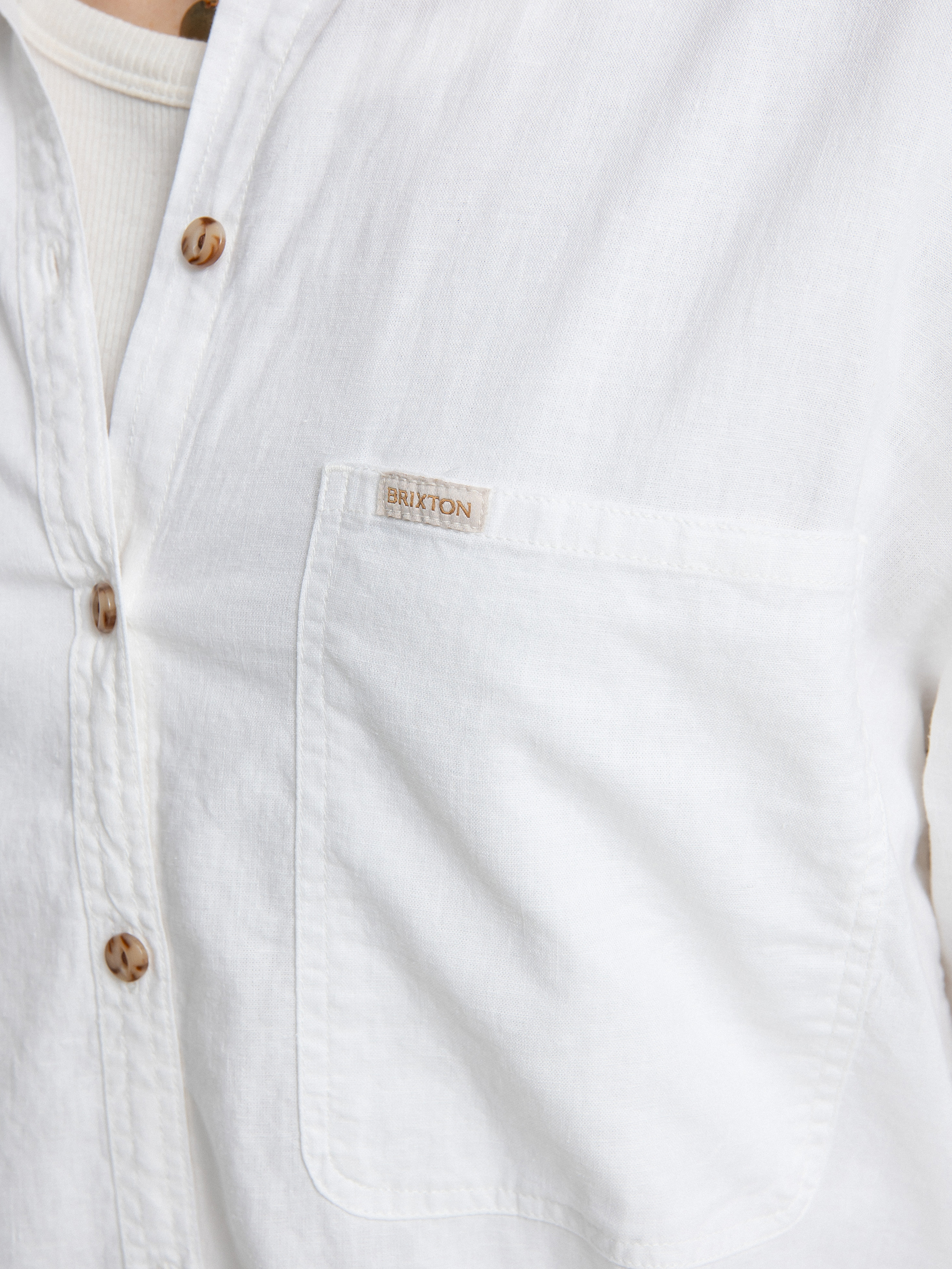 Koszula Brixton Bowery Overshirt Wmn (white)