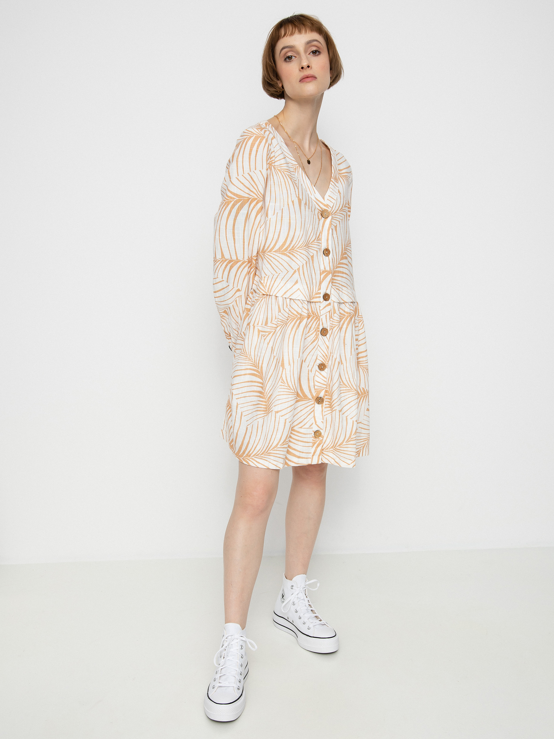 Sukienka Roxy Wishing Girl Wmn (toast palm tree dreams)