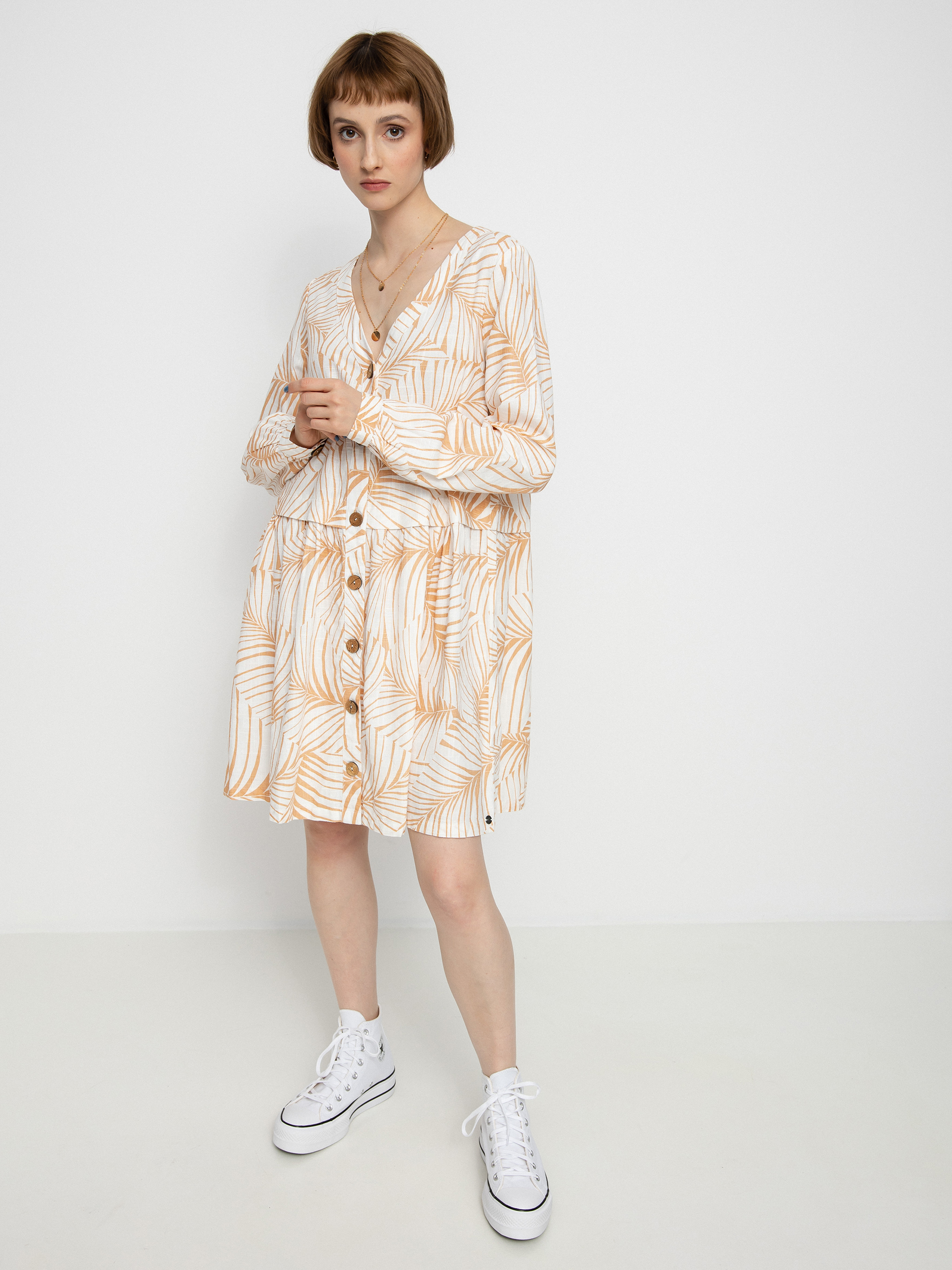 Sukienka Roxy Wishing Girl Wmn (toast palm tree dreams)