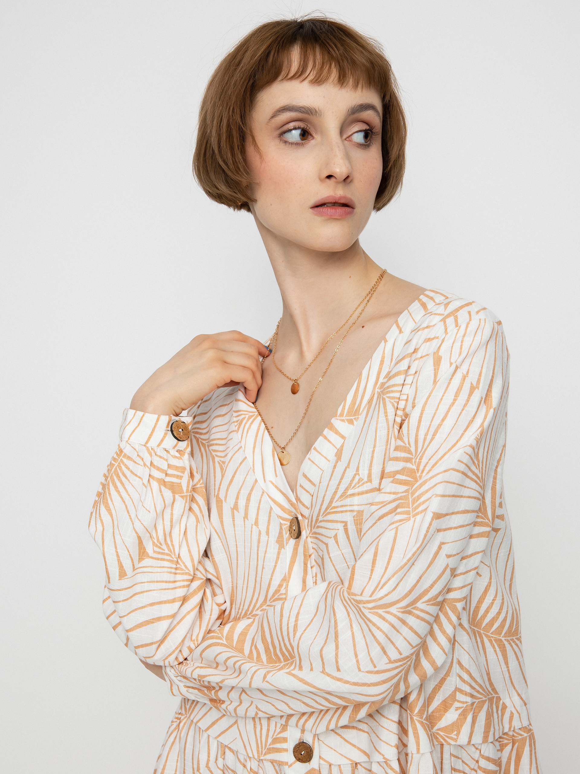 Sukienka Roxy Wishing Girl Wmn (toast palm tree dreams)