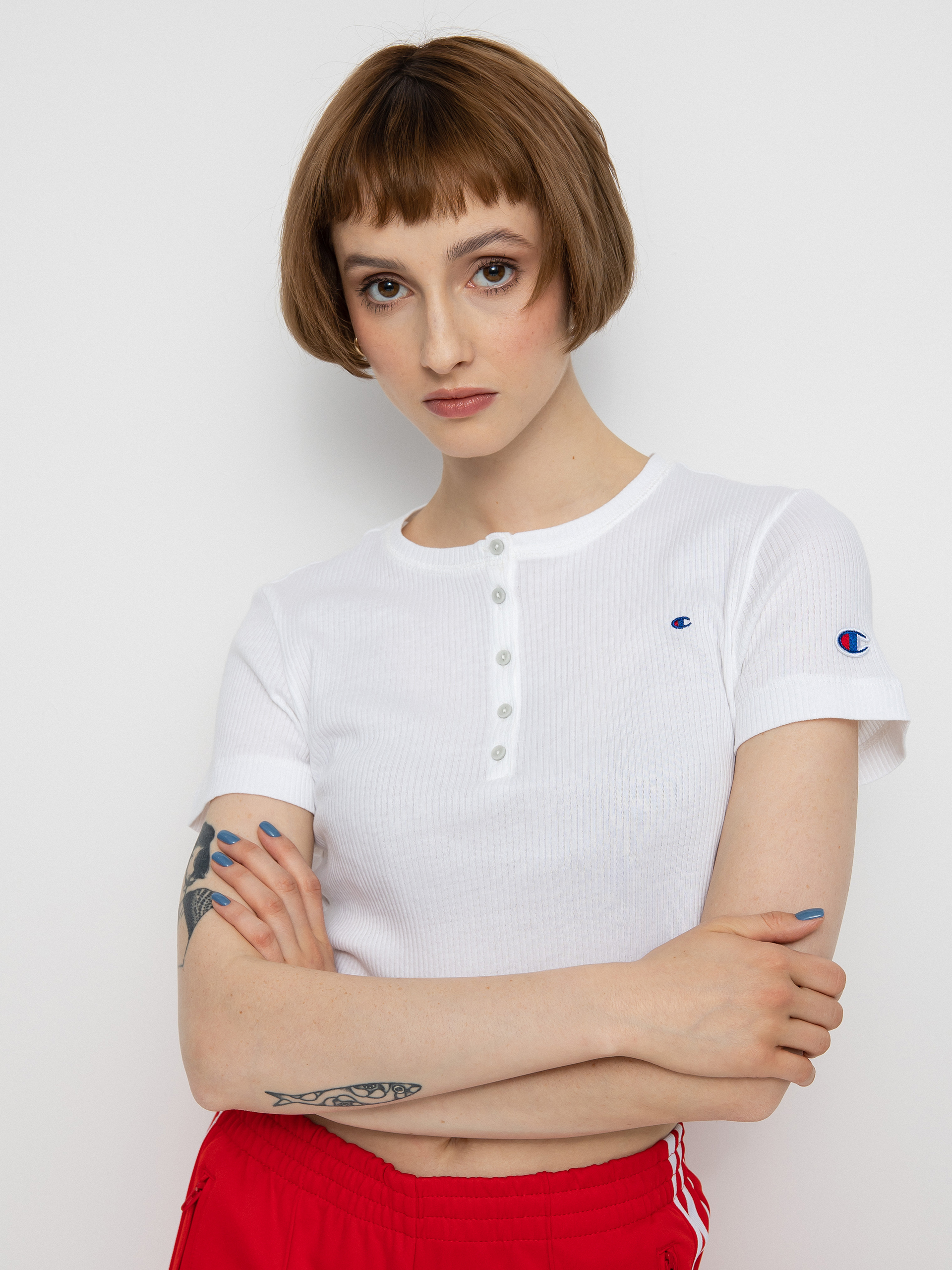T-shirt Champion Crewneck T-Shirt 115156 Wmn (wht)