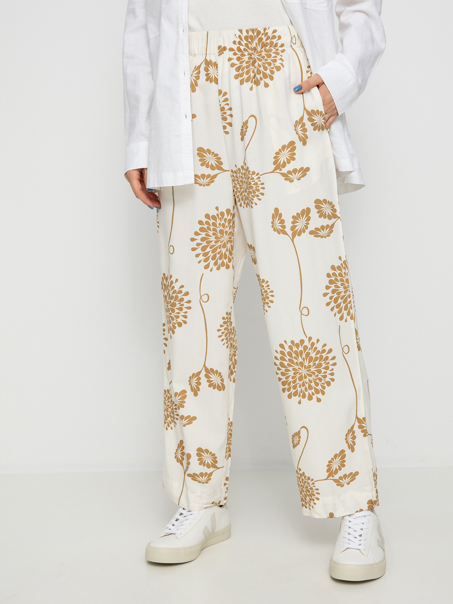 Spodnie Brixton Garden Floral Crop Wmn (dove)