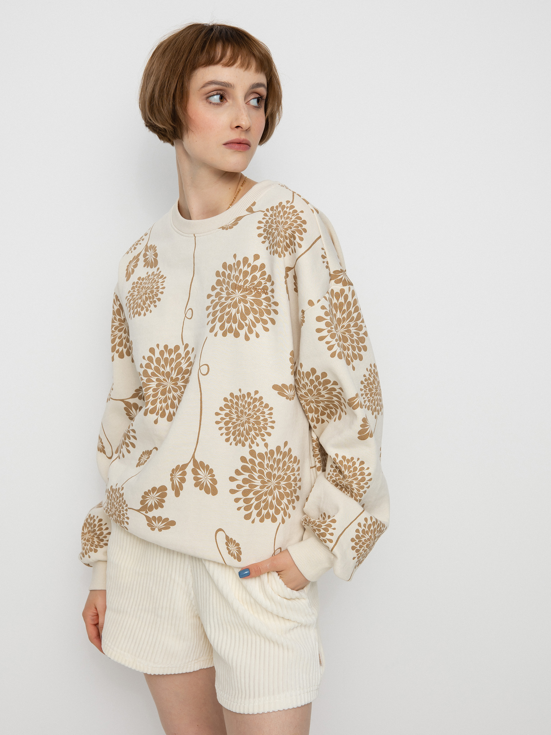 Bluza Brixton Weekender Crew Wmn (dove)