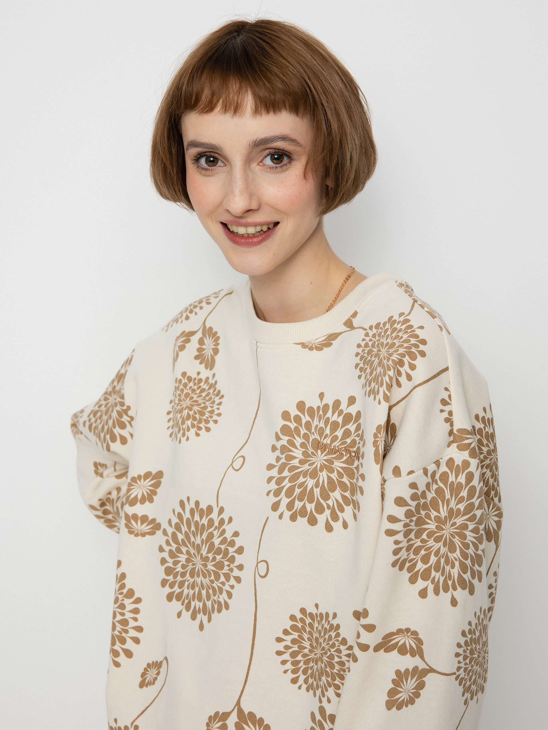 Bluza Brixton Weekender Crew Wmn (dove)