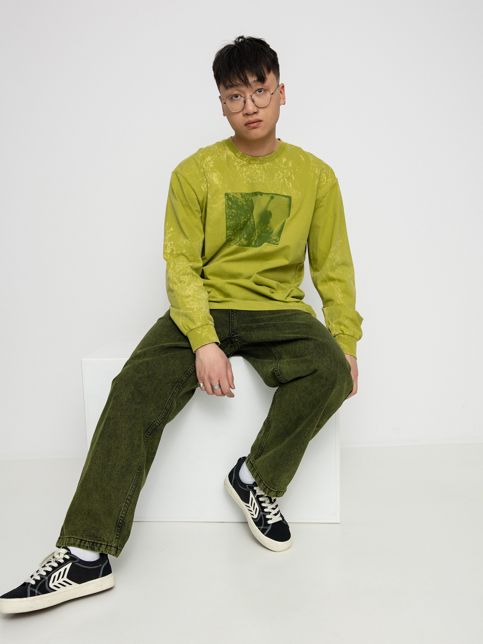 Spodnie Polar Skate 93! Denim (greenblack)