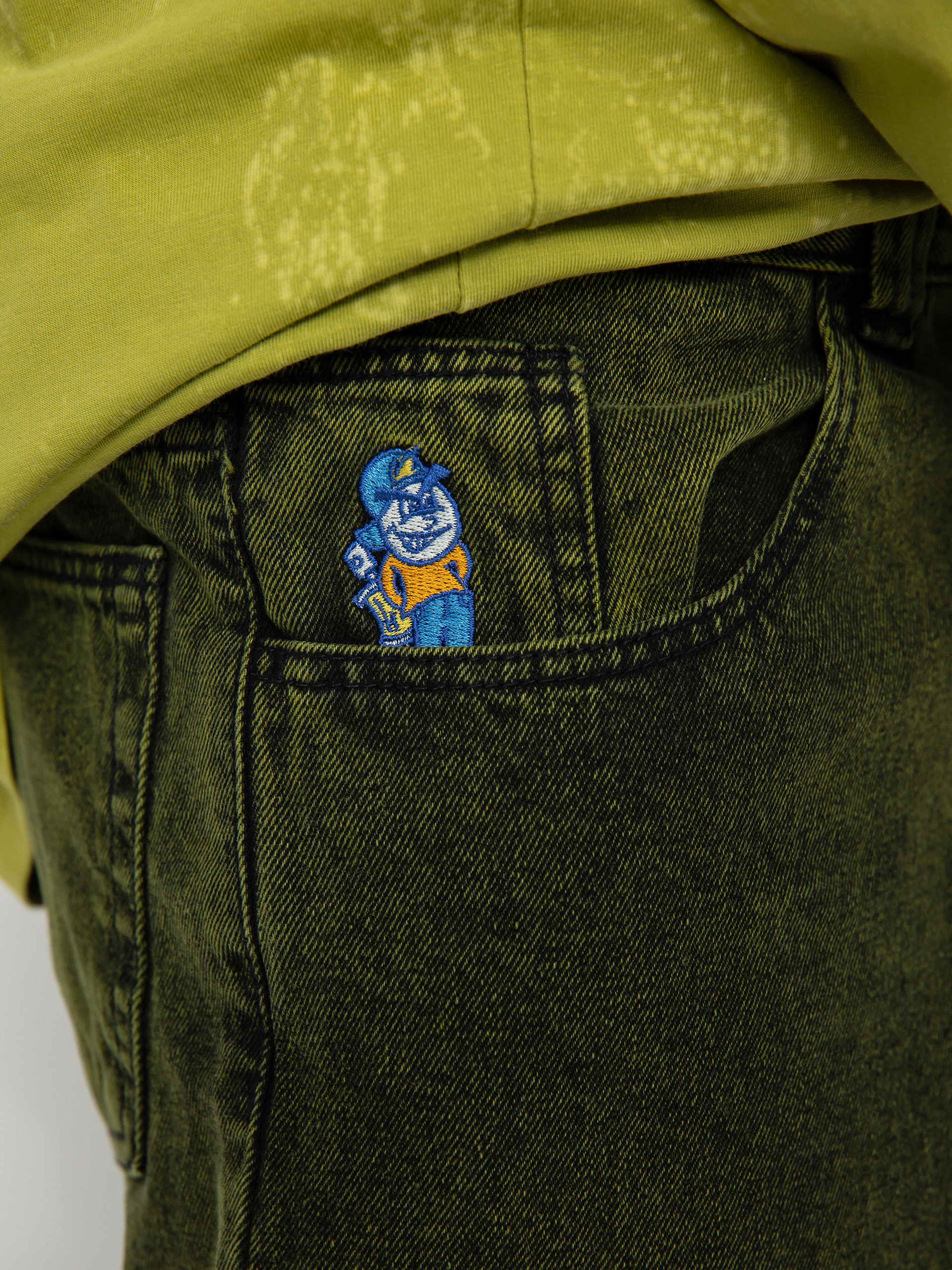 Spodnie Polar Skate 93! Denim (greenblack)