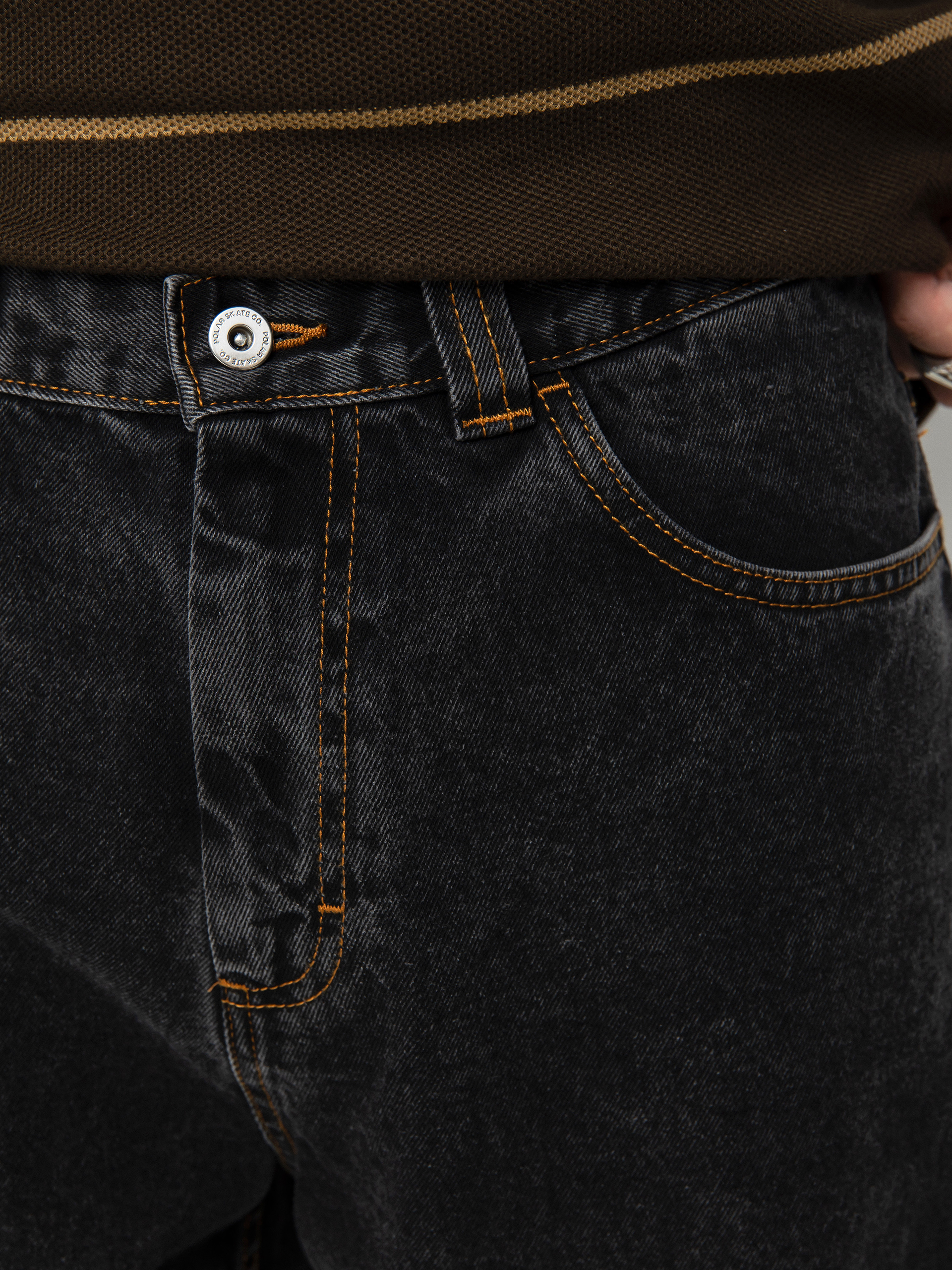 Spodnie Polar Skate 92! Denim (washed black)