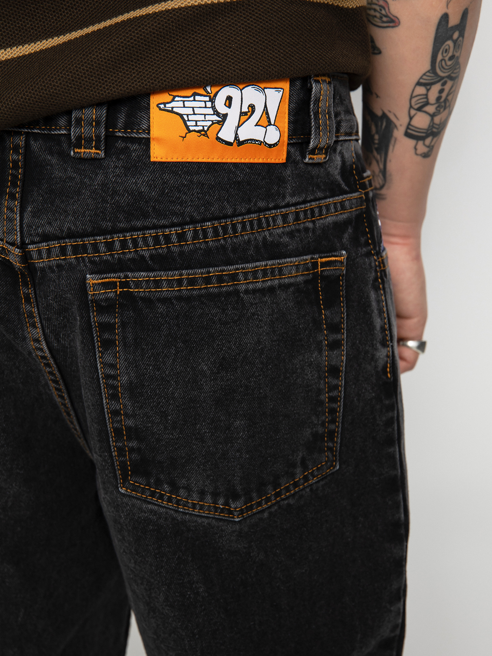Spodnie Polar Skate 92! Denim (washed black)
