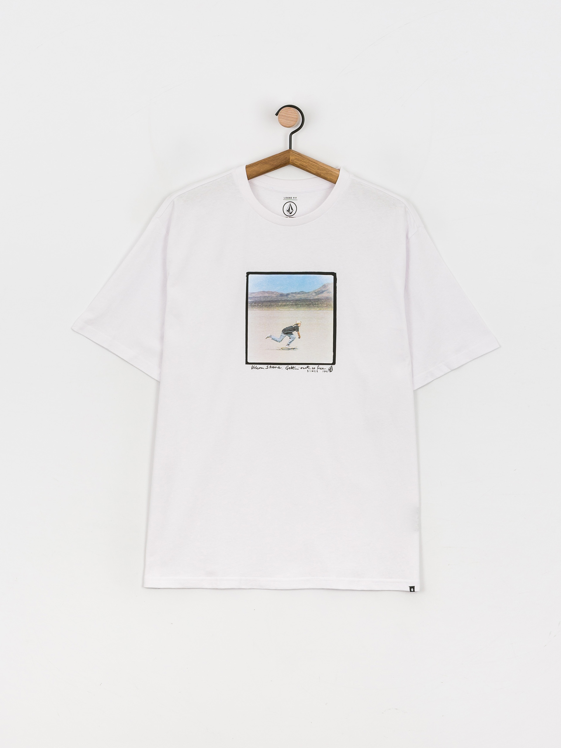 T-shirt Volcom Freeride (white)