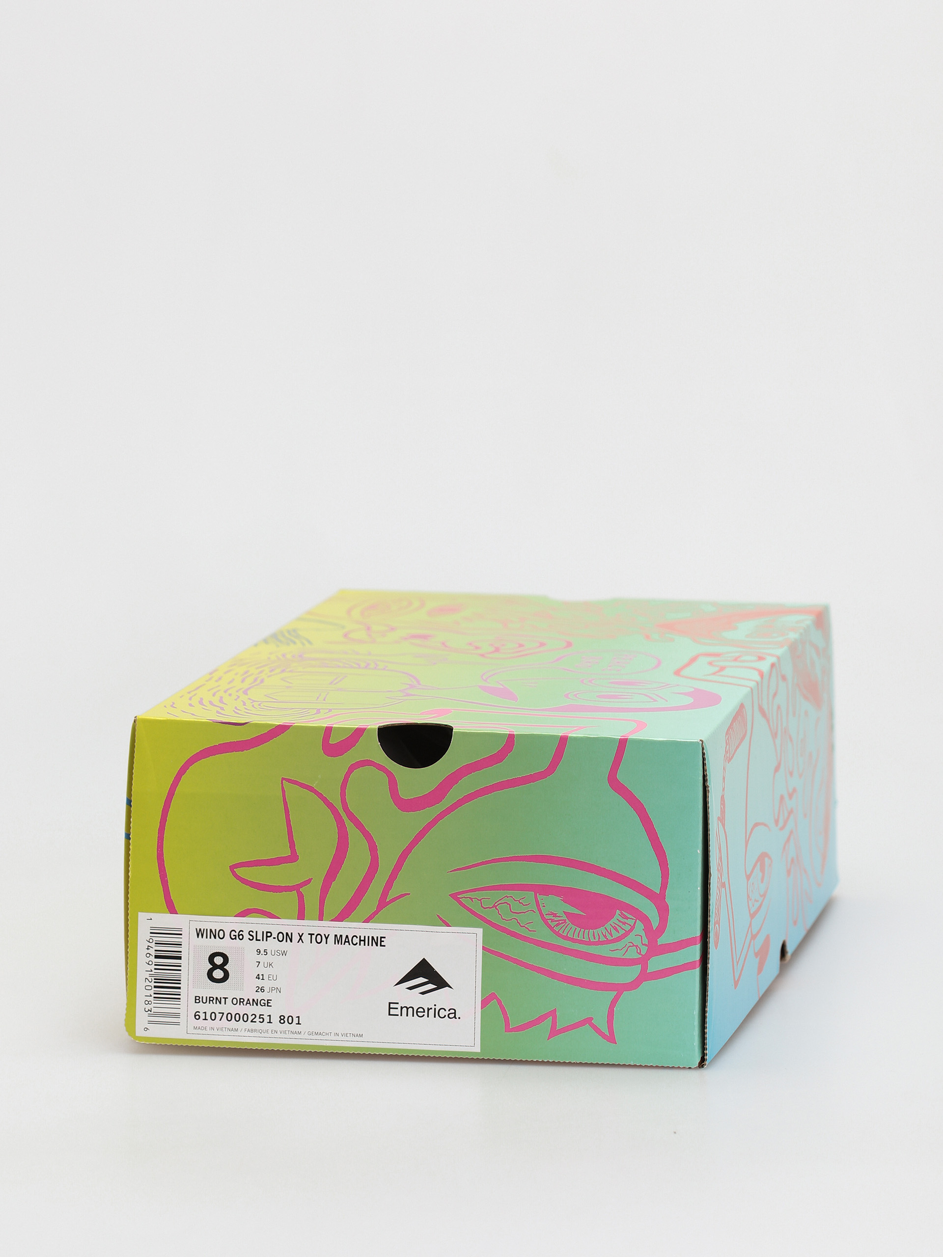 Buty Emerica Wino G6 Slip On X Toy Machine (burnt orange)