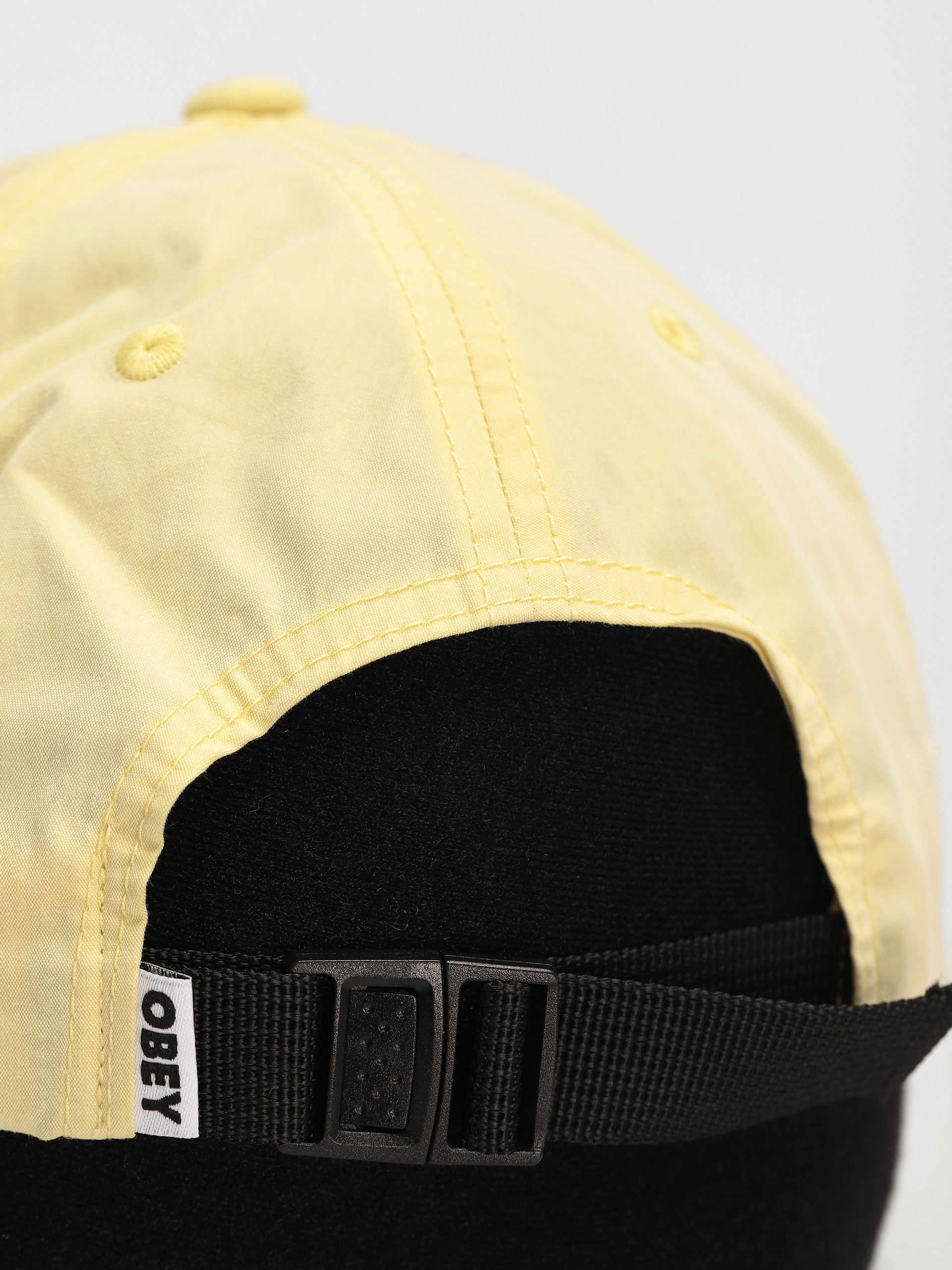 Czapka z daszkiem OBEY Lowercase 6 Panel (butter)