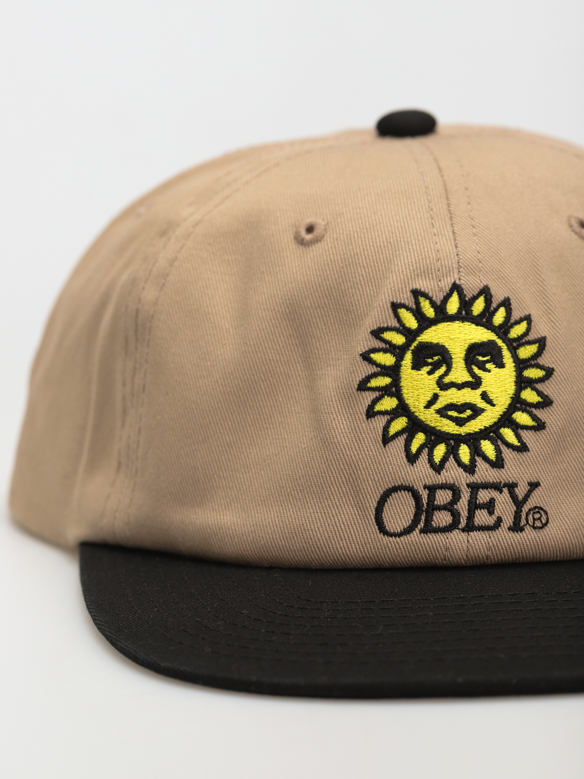 Czapka z daszkiem OBEY Sunshine 6 Panel (khaki multi)