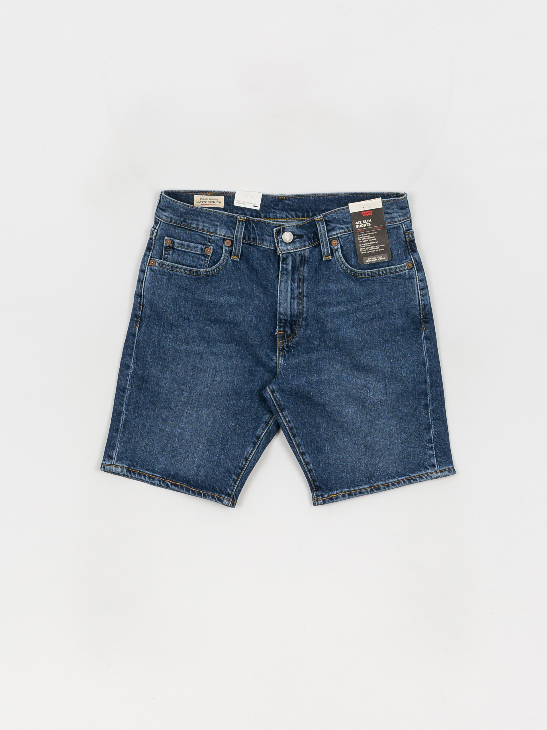 Szorty Levi's® 412 Slim (saturn blue)