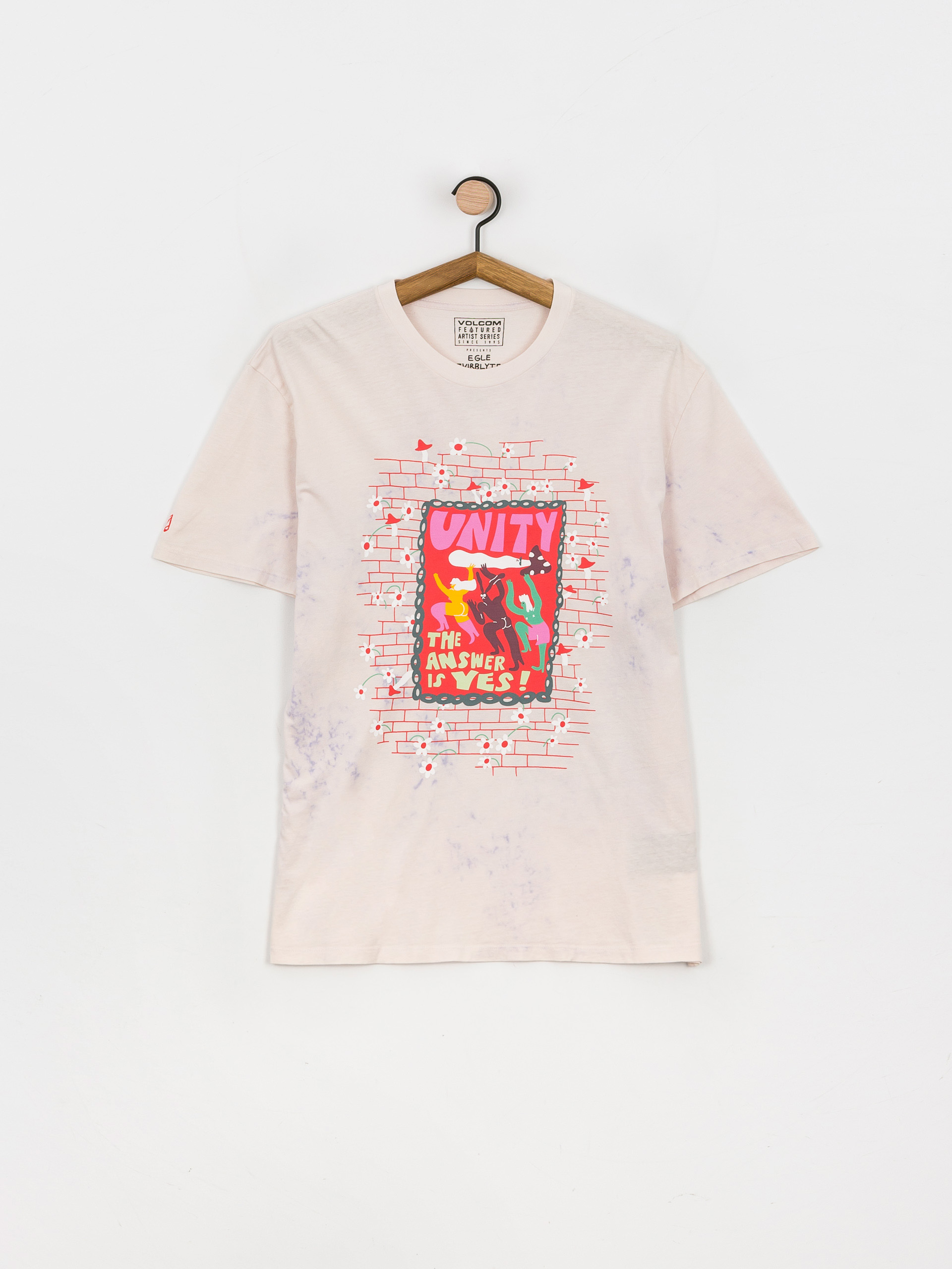 T-shirt Volcom Egle Zvirblyte 2 (angled bleach wash)