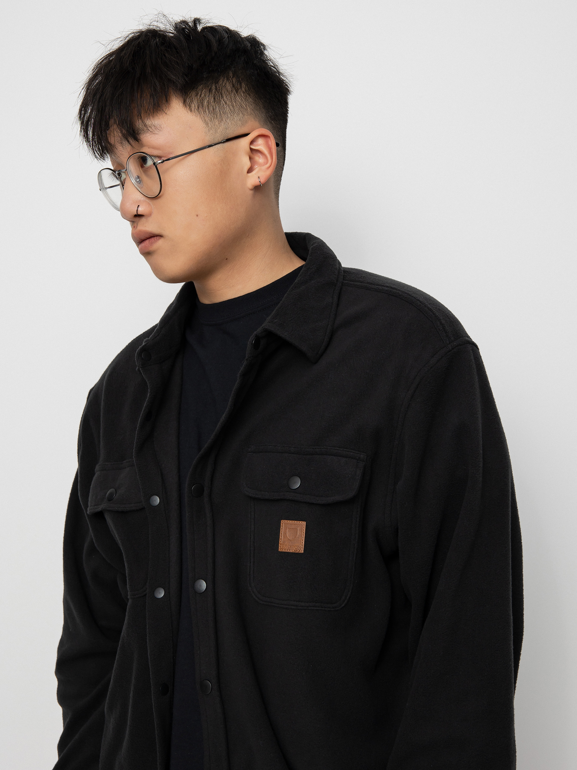 Koszula Brixton Bowery Lw Arctic Stretch Ls (black)