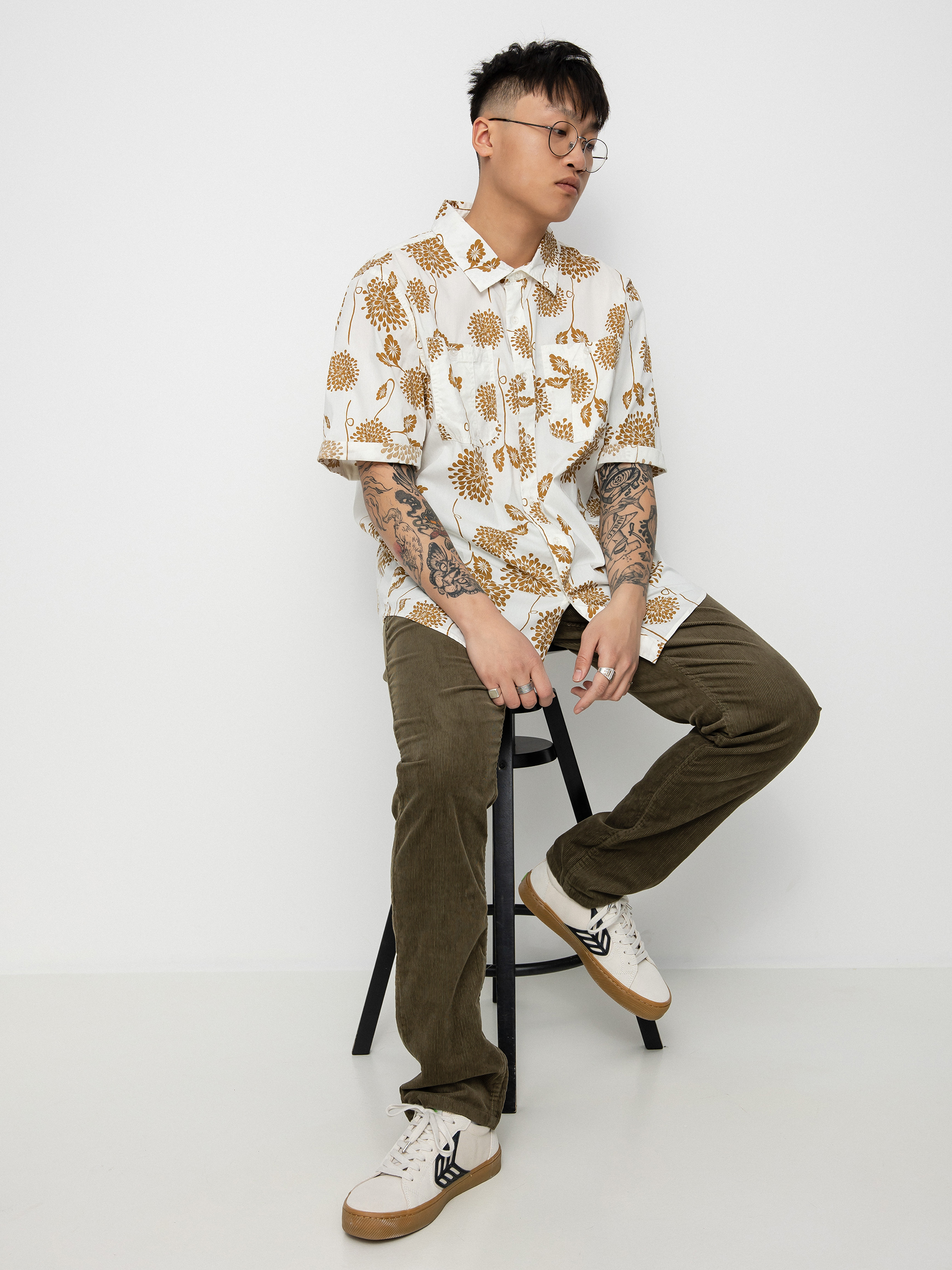 Koszula Brixton Charter X (off white)