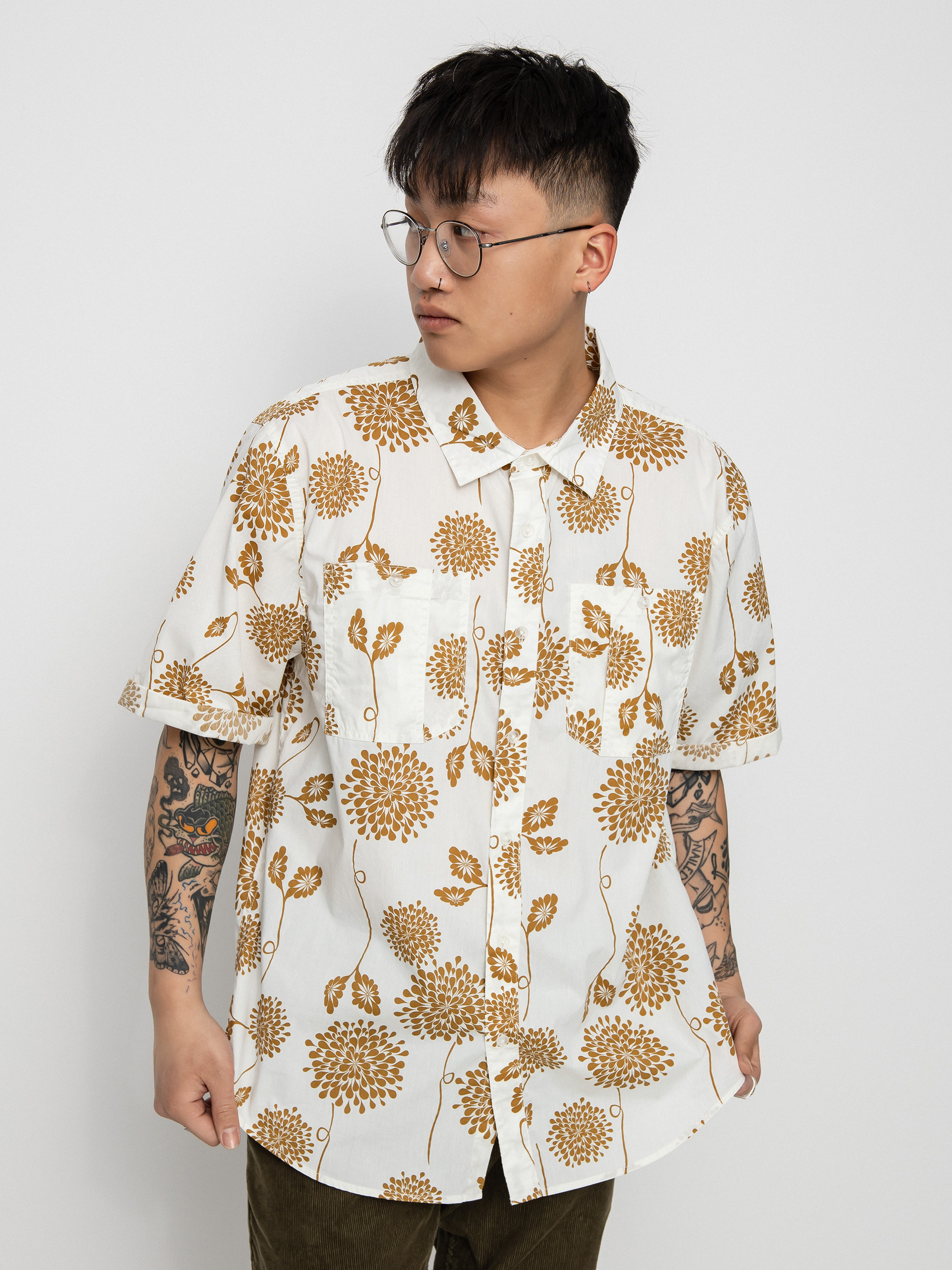 Koszula Brixton Charter X (off white)