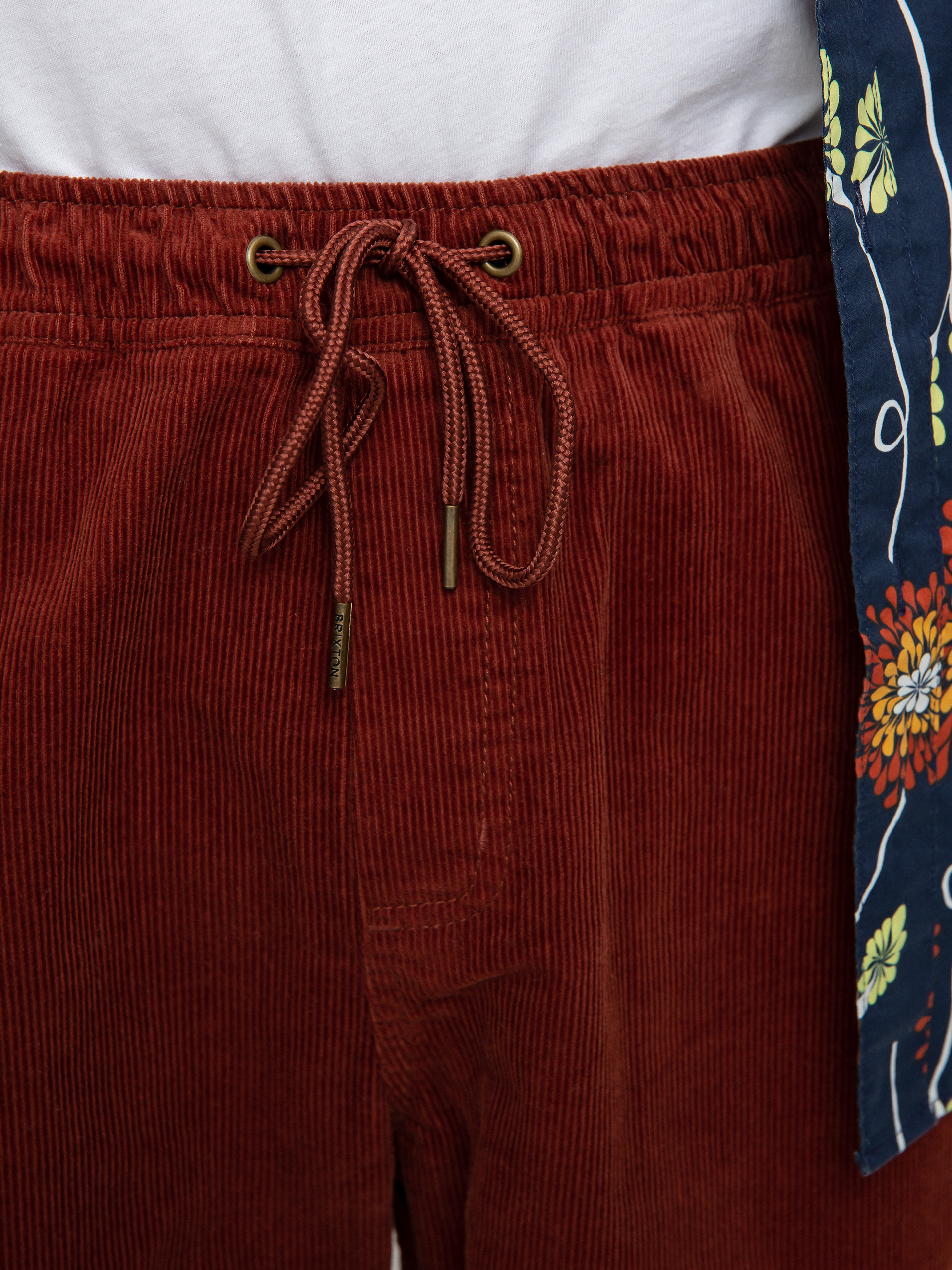Szorty Brixton Madrid II (dark brick cord)