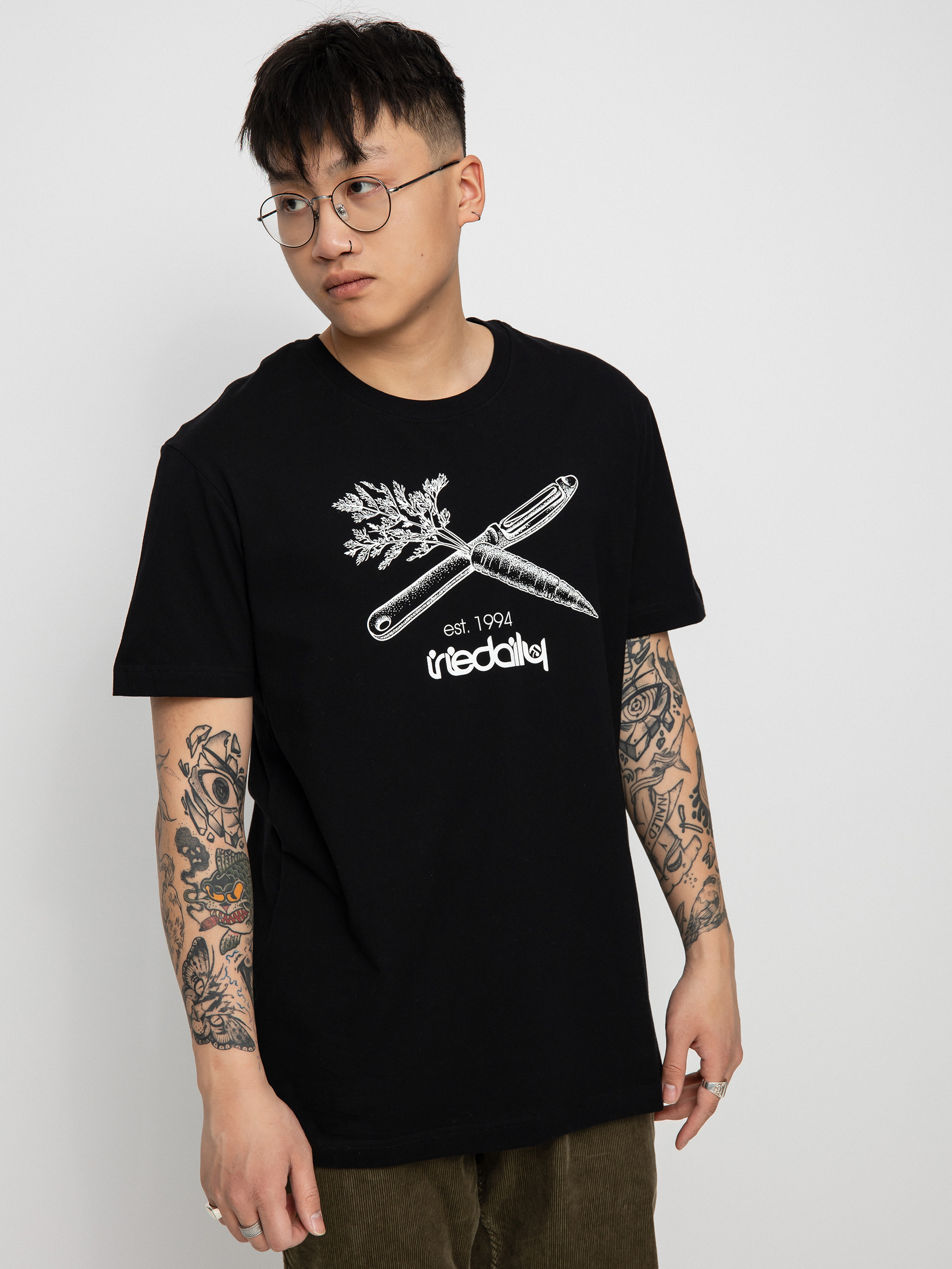 T-shirt Iriedaily Vegan Flag (black)