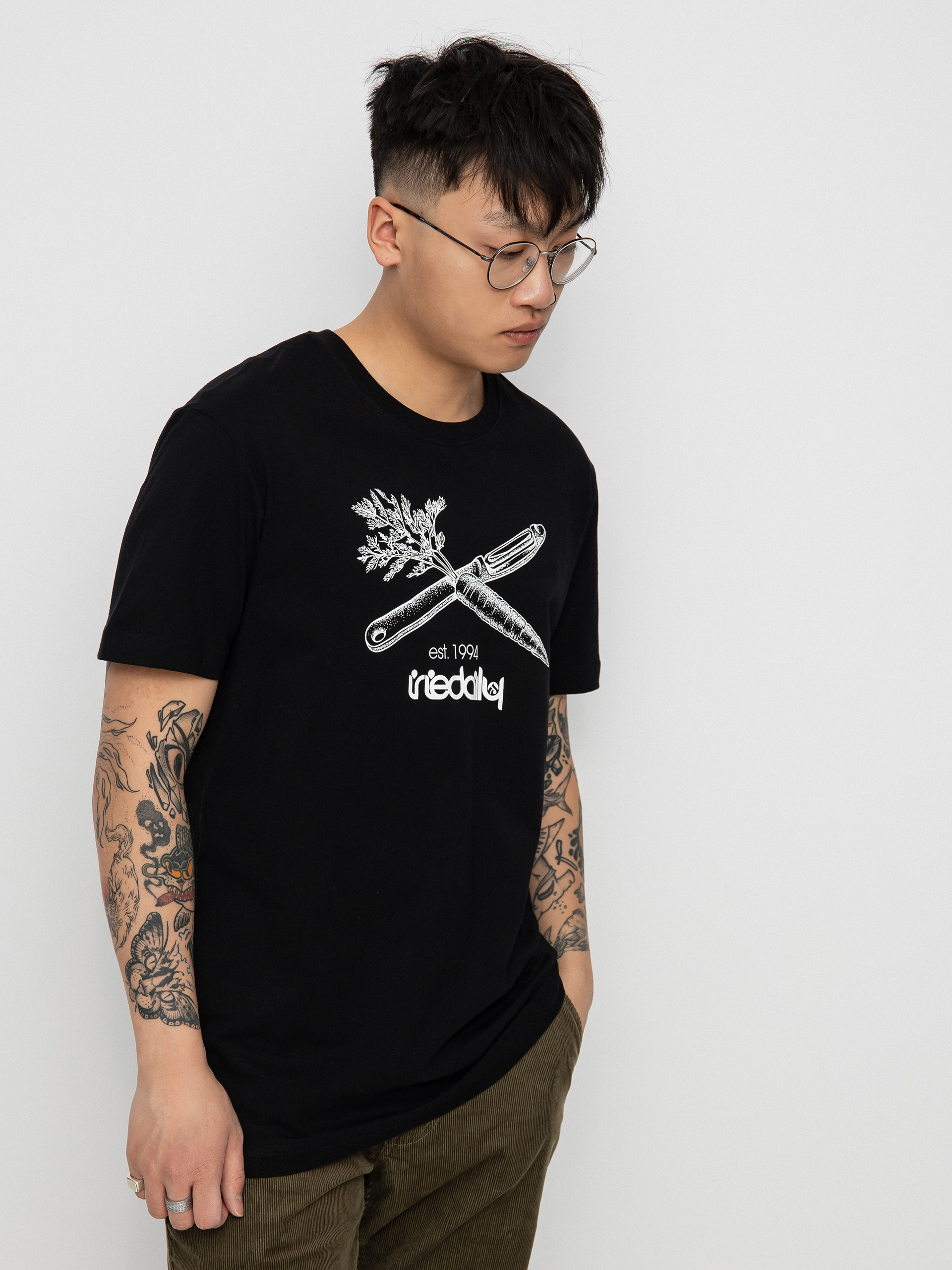 T-shirt Iriedaily Vegan Flag (black)