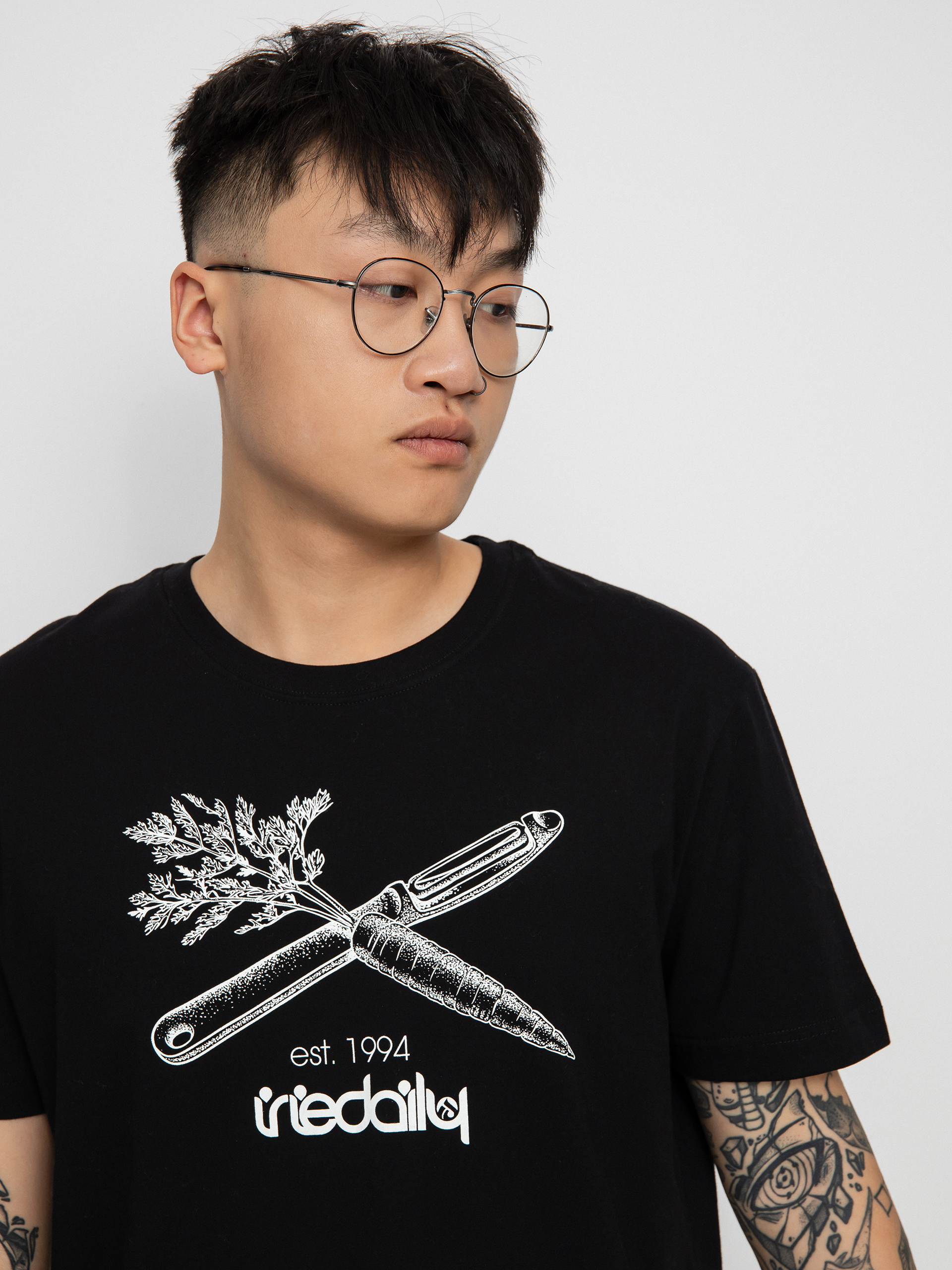 T-shirt Iriedaily Vegan Flag (black)
