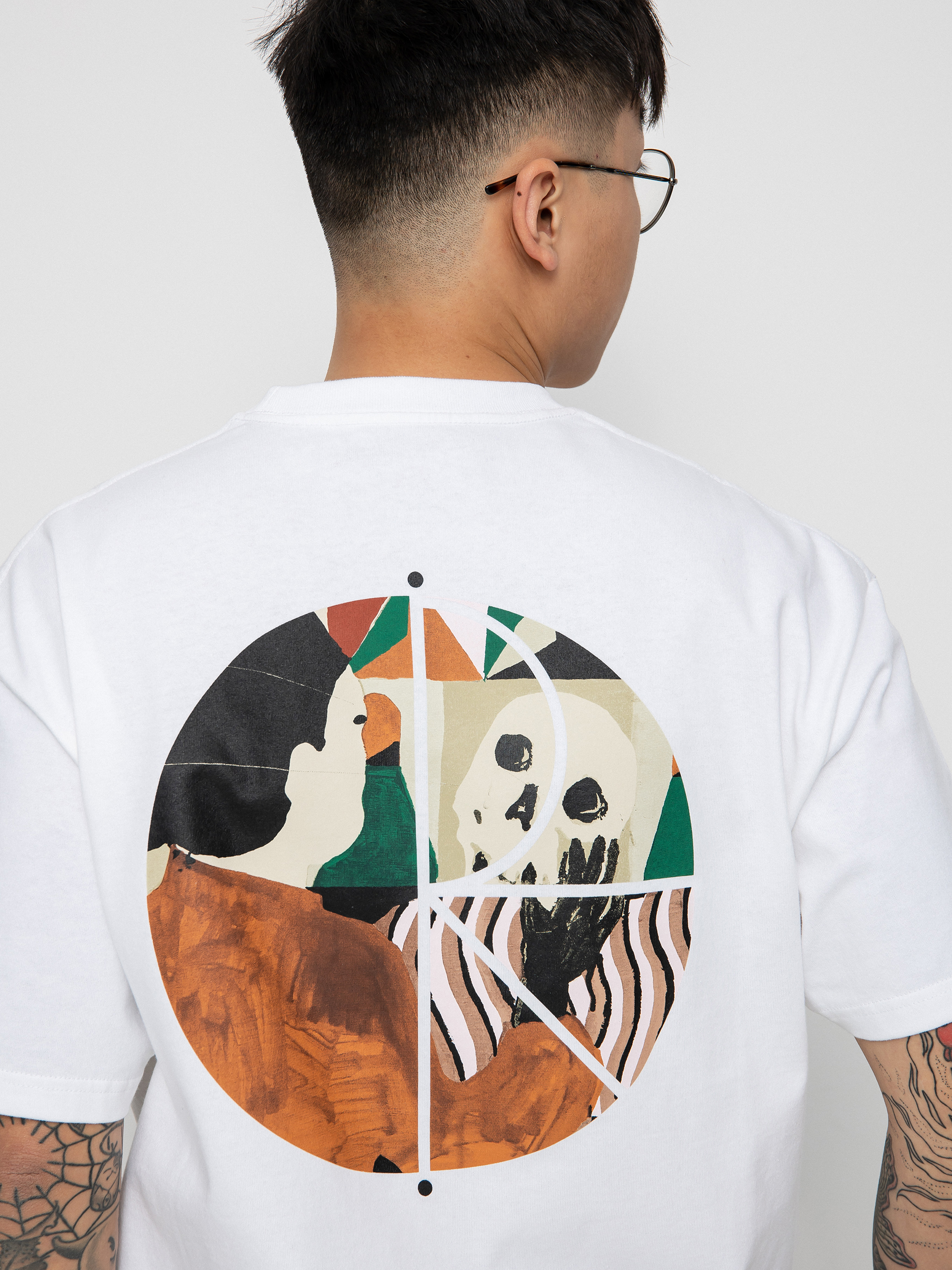 T-shirt Polar Skate It Will Pass Fill Logo (white)