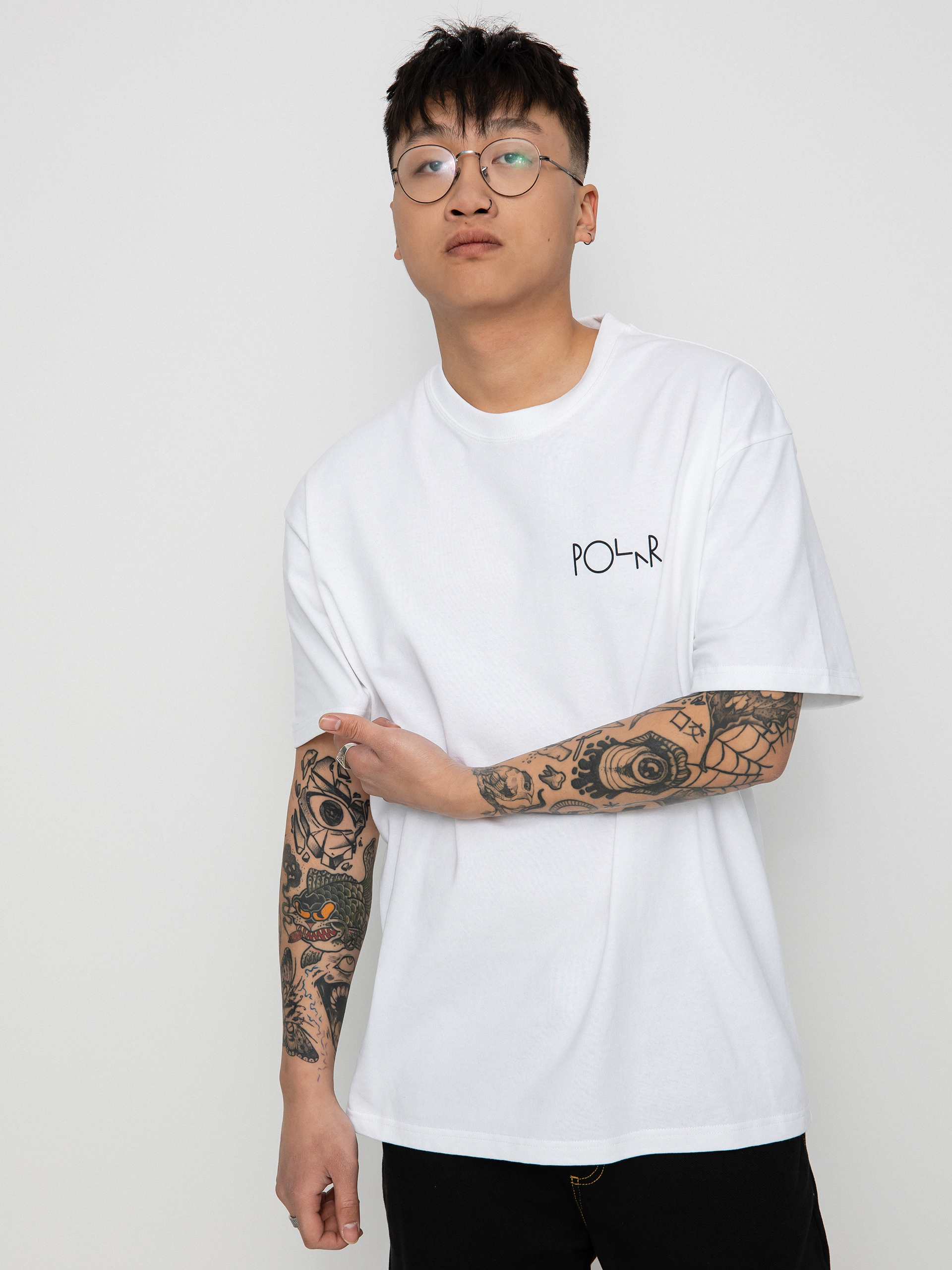 T-shirt Polar Skate It Will Pass Fill Logo (white)
