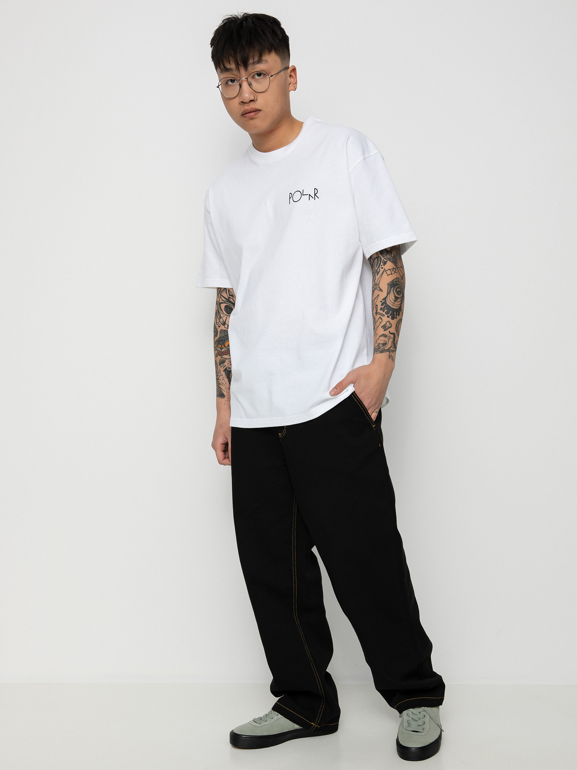 T-shirt Polar Skate It Will Pass Fill Logo (white)