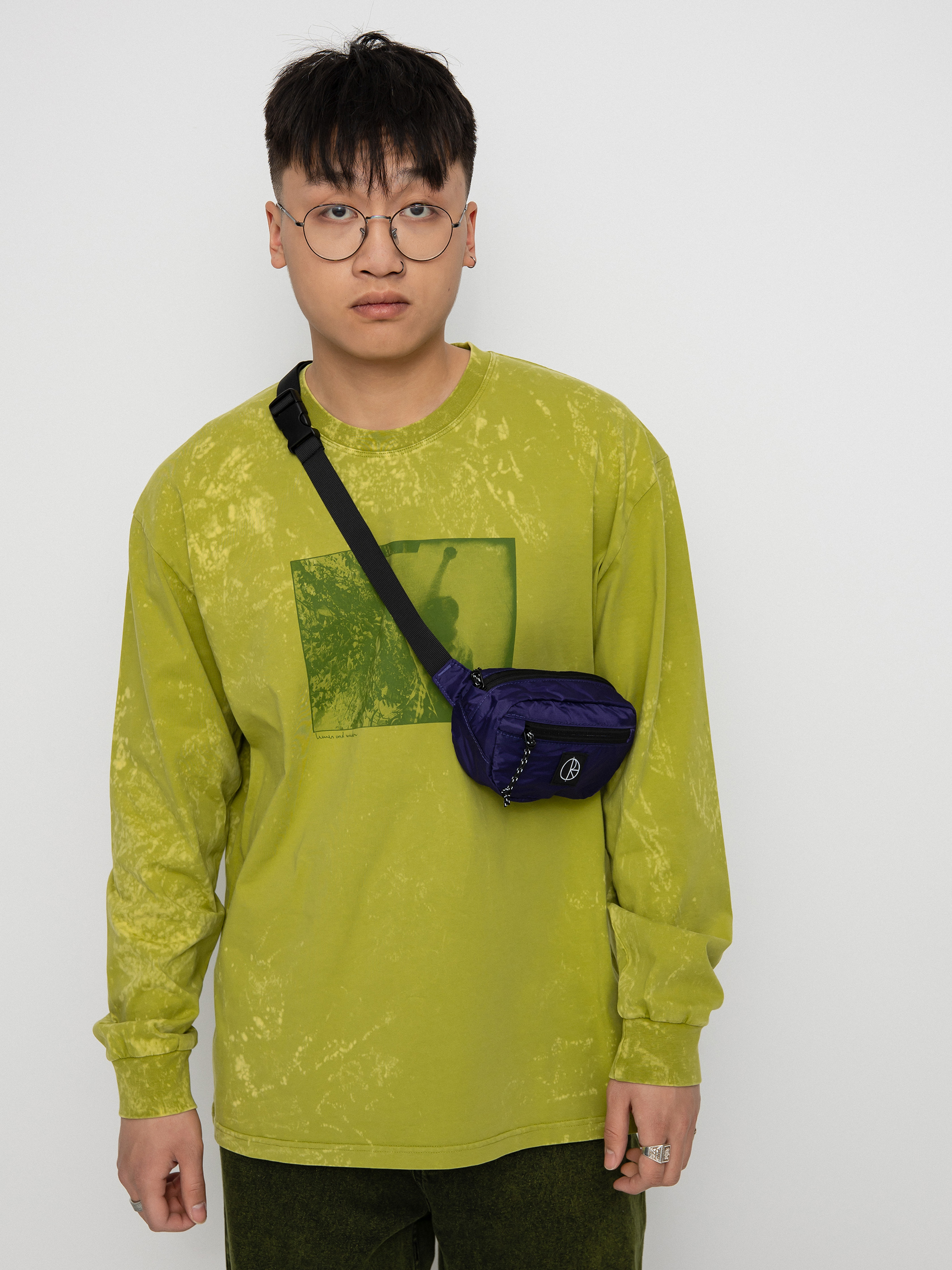 Longsleeve Polar Skate Leaves And Window (pea green)