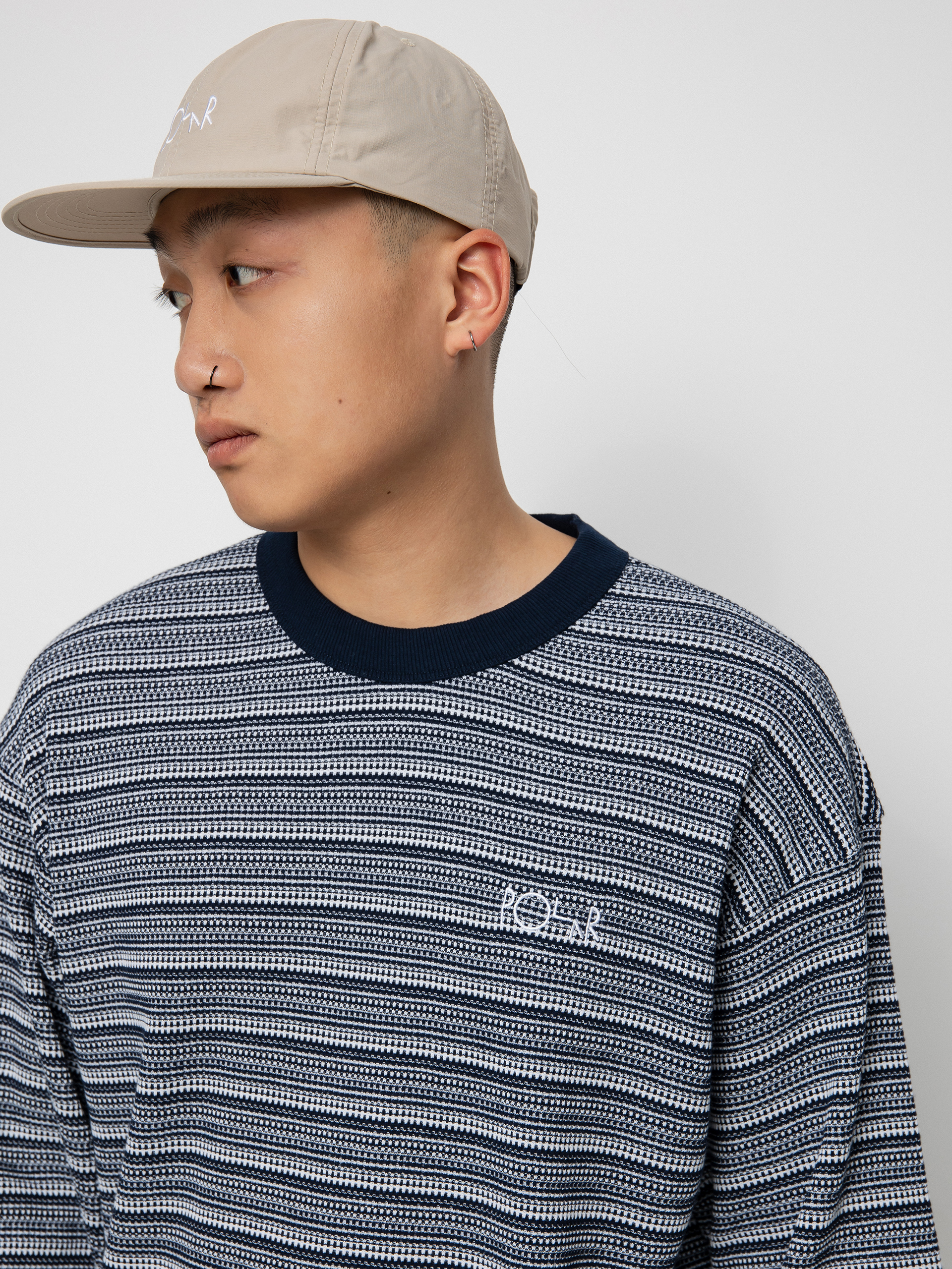 Longsleeve Polar Skate Stripe Shin (navy)