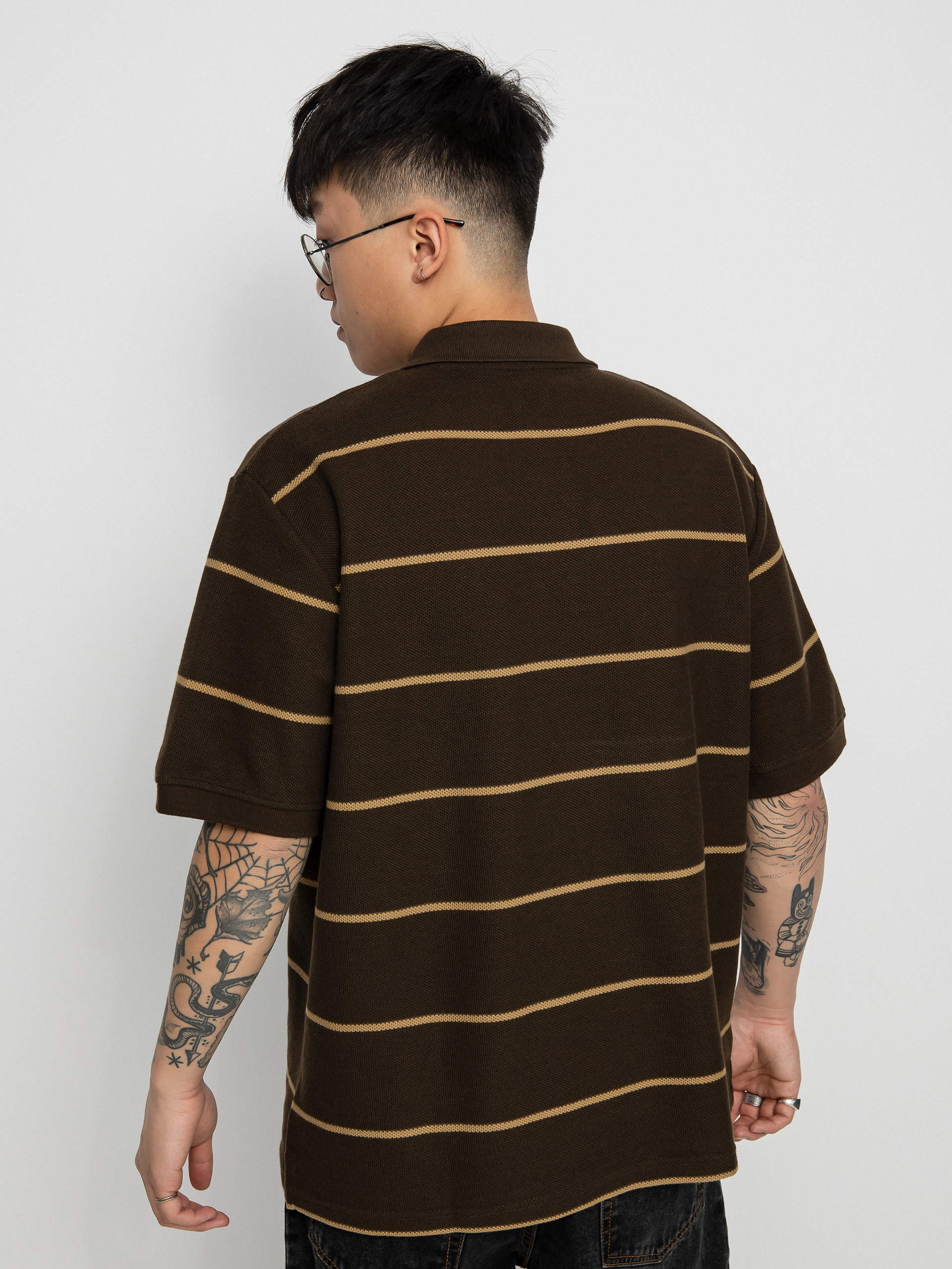 Polo Polar Skate Stripe (brown)