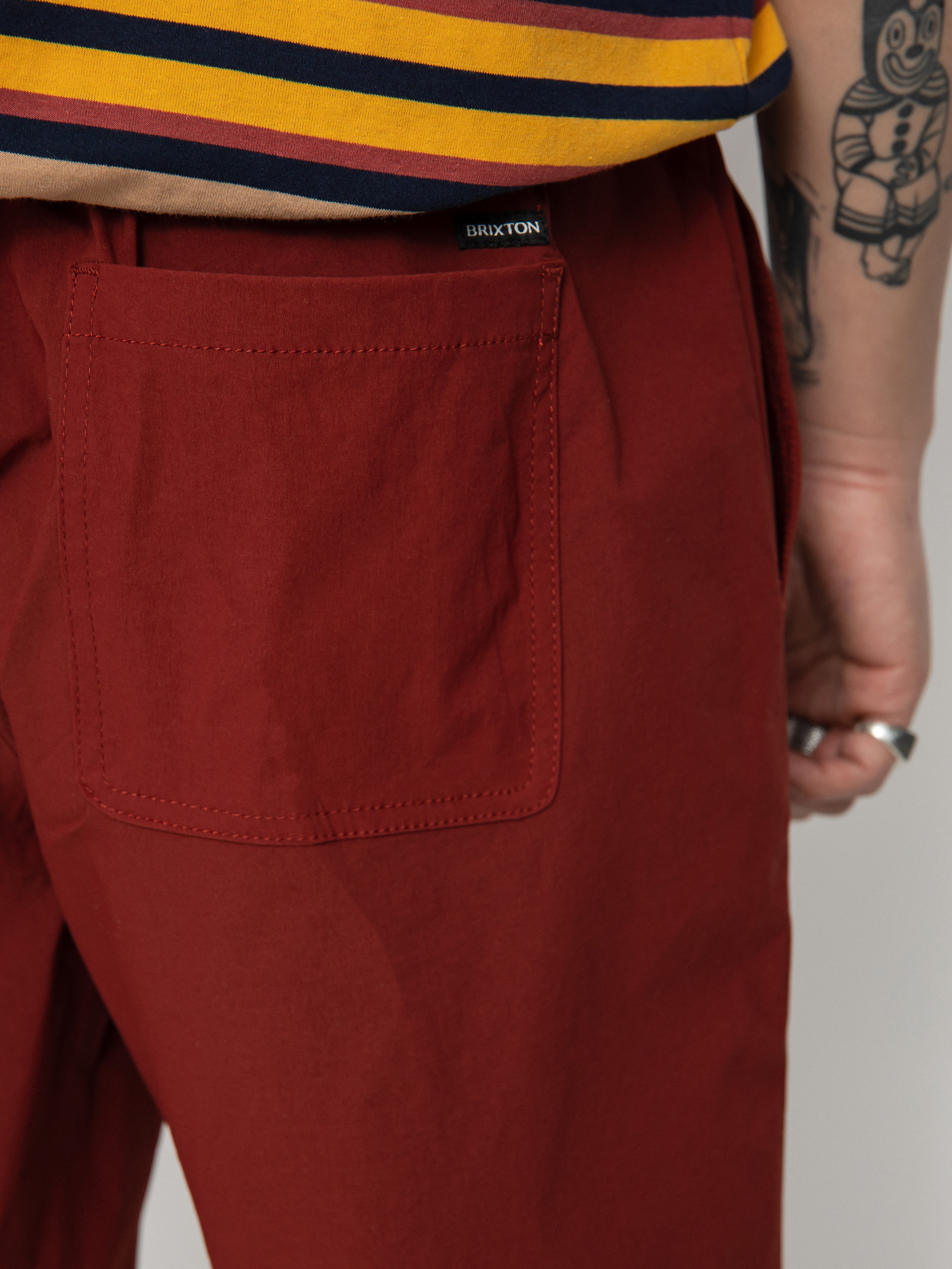 Szorty Brixton Steady Cinch X Short (dark brick)