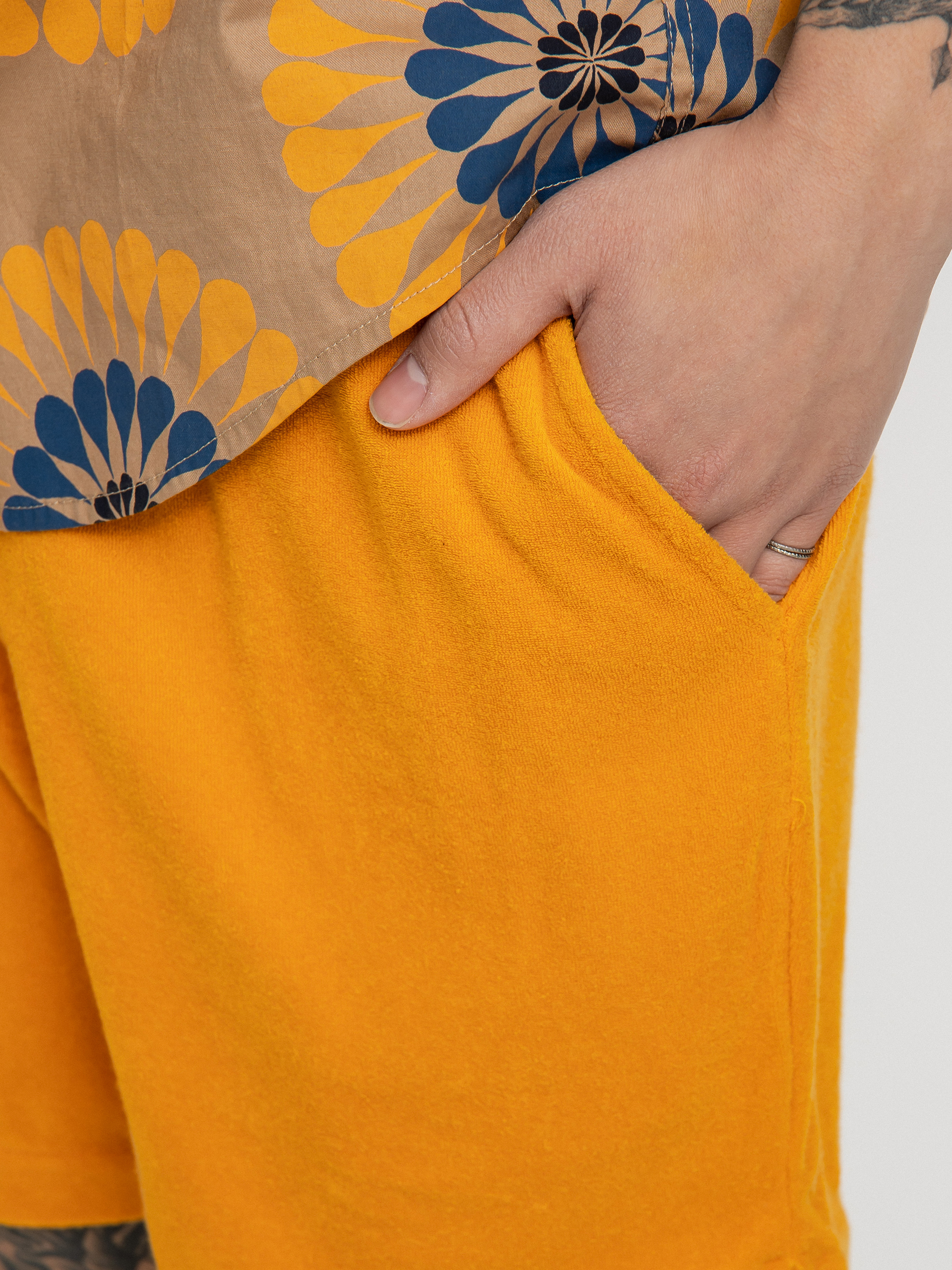 Szorty Brixton Pacific Reserve Terry Cloth Sh (golden glow)