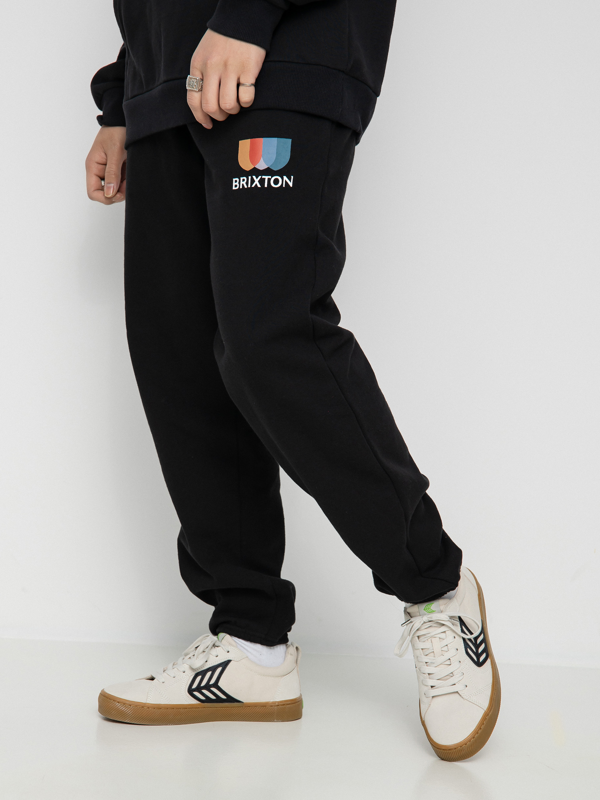 Spodnie Brixton Alton II Fleece Jogger (black)