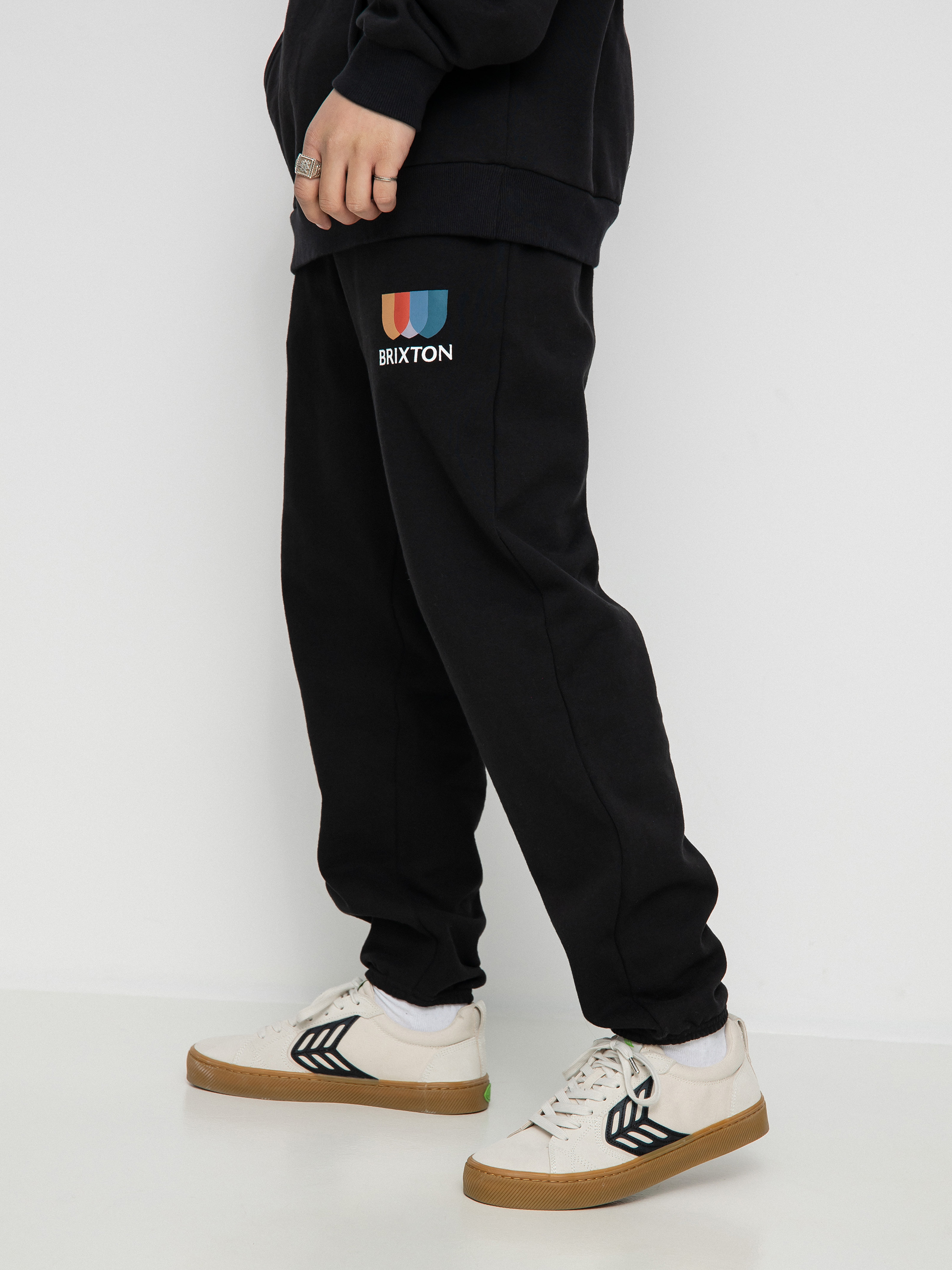 Spodnie Brixton Alton II Fleece Jogger (black)