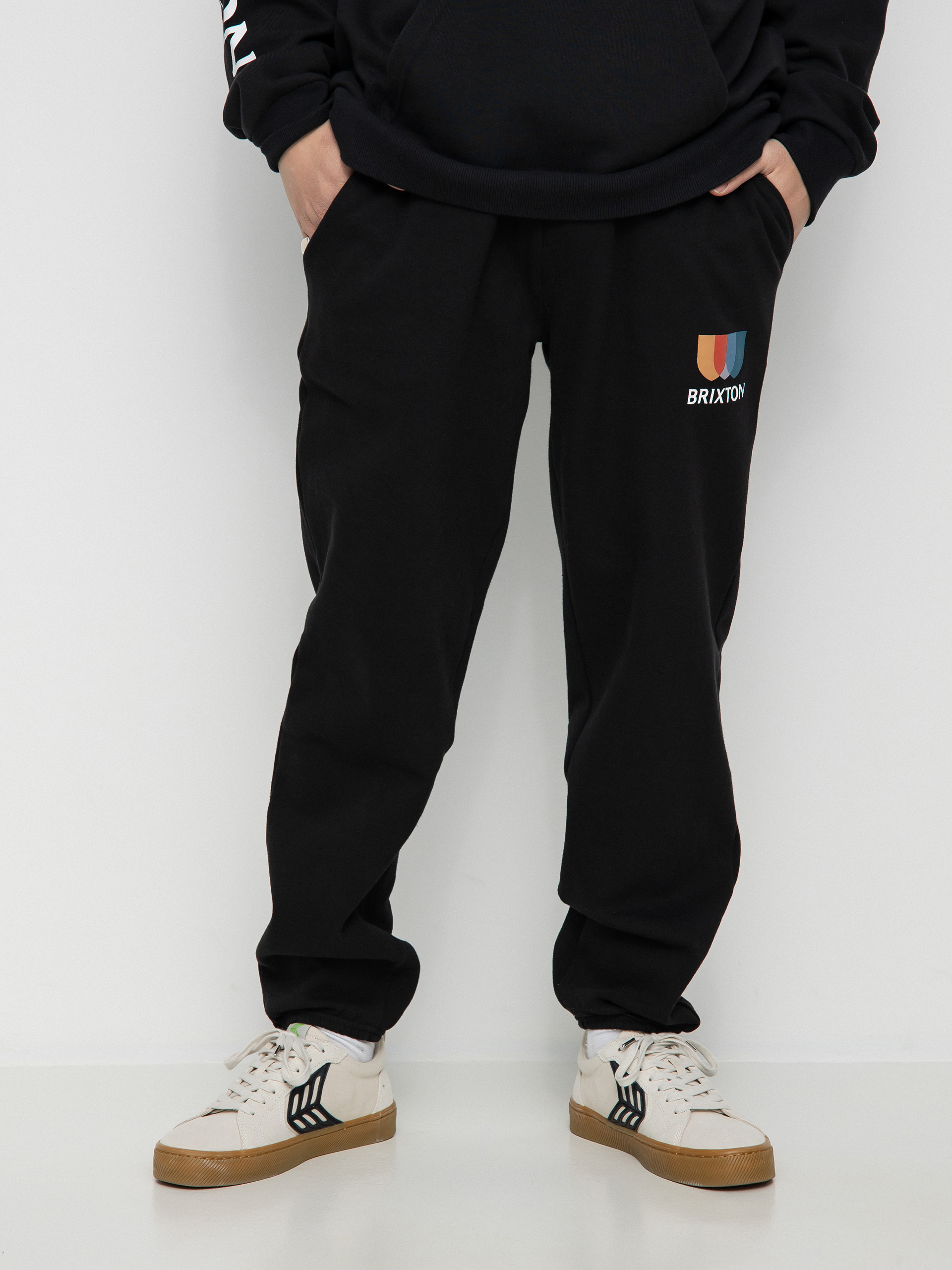 Spodnie Brixton Alton II Fleece Jogger (black)