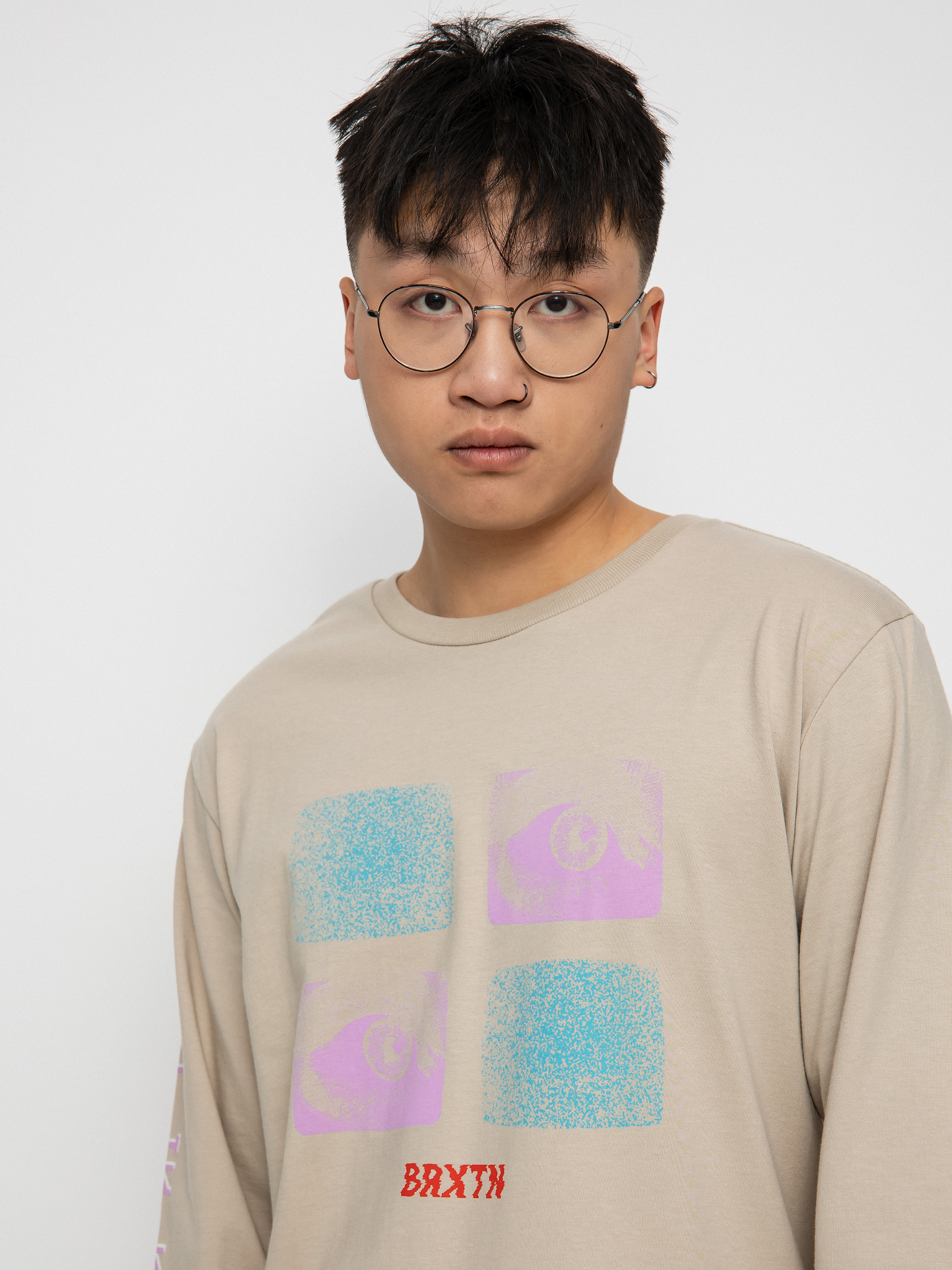 Longsleeve Brixton All Eyes (sand)