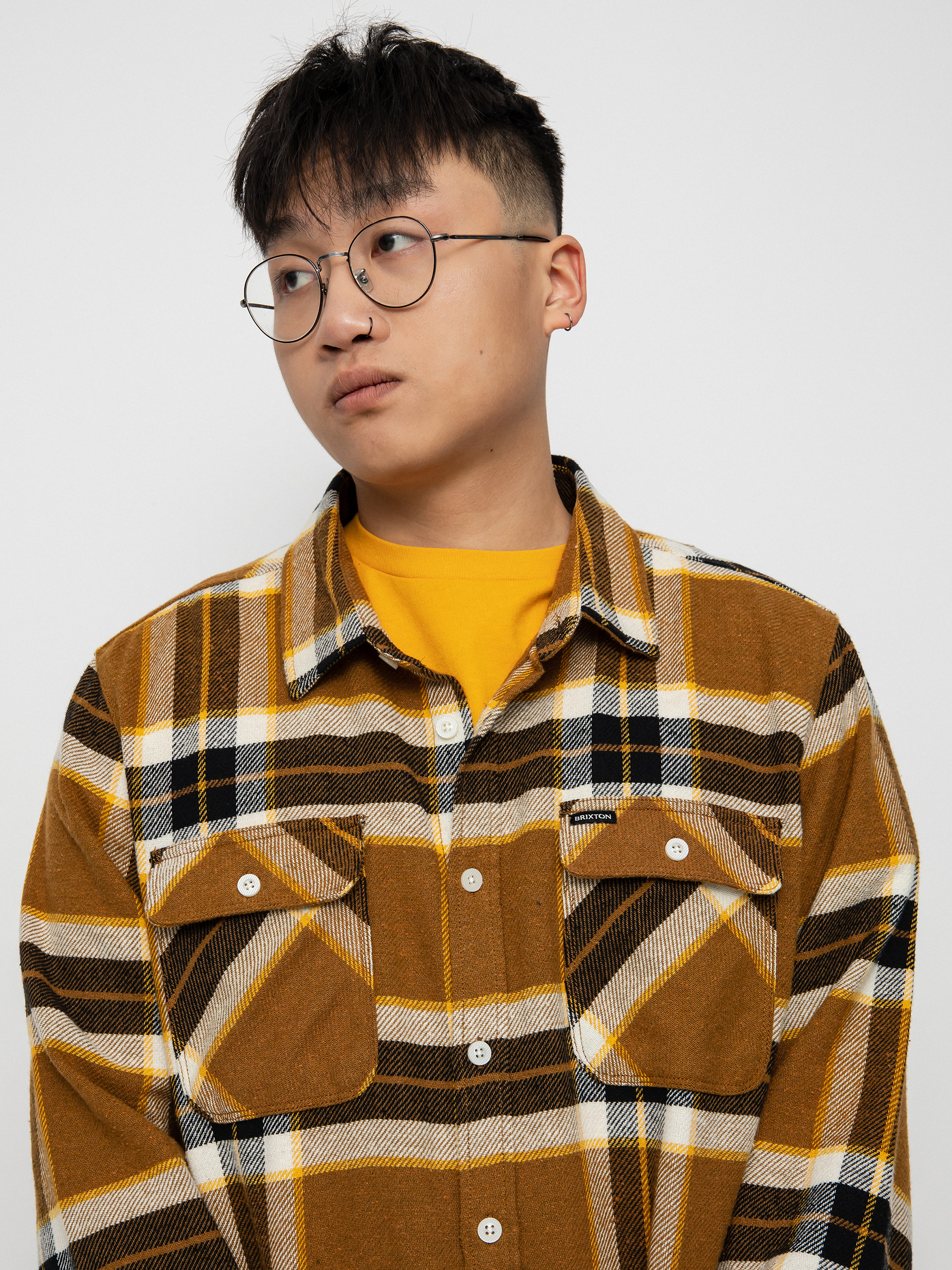Koszula Brixton Bowery Flannel Ls (medal bronze)