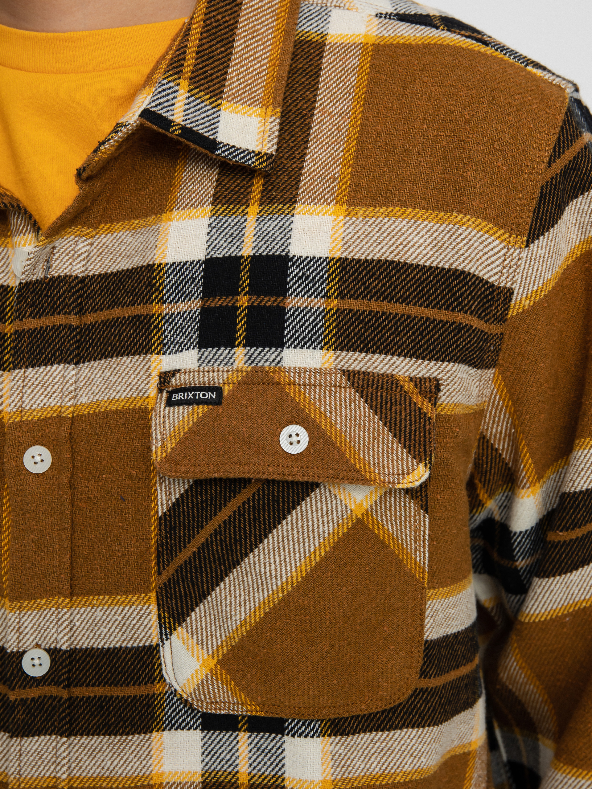 Koszula Brixton Bowery Flannel Ls (medal bronze)