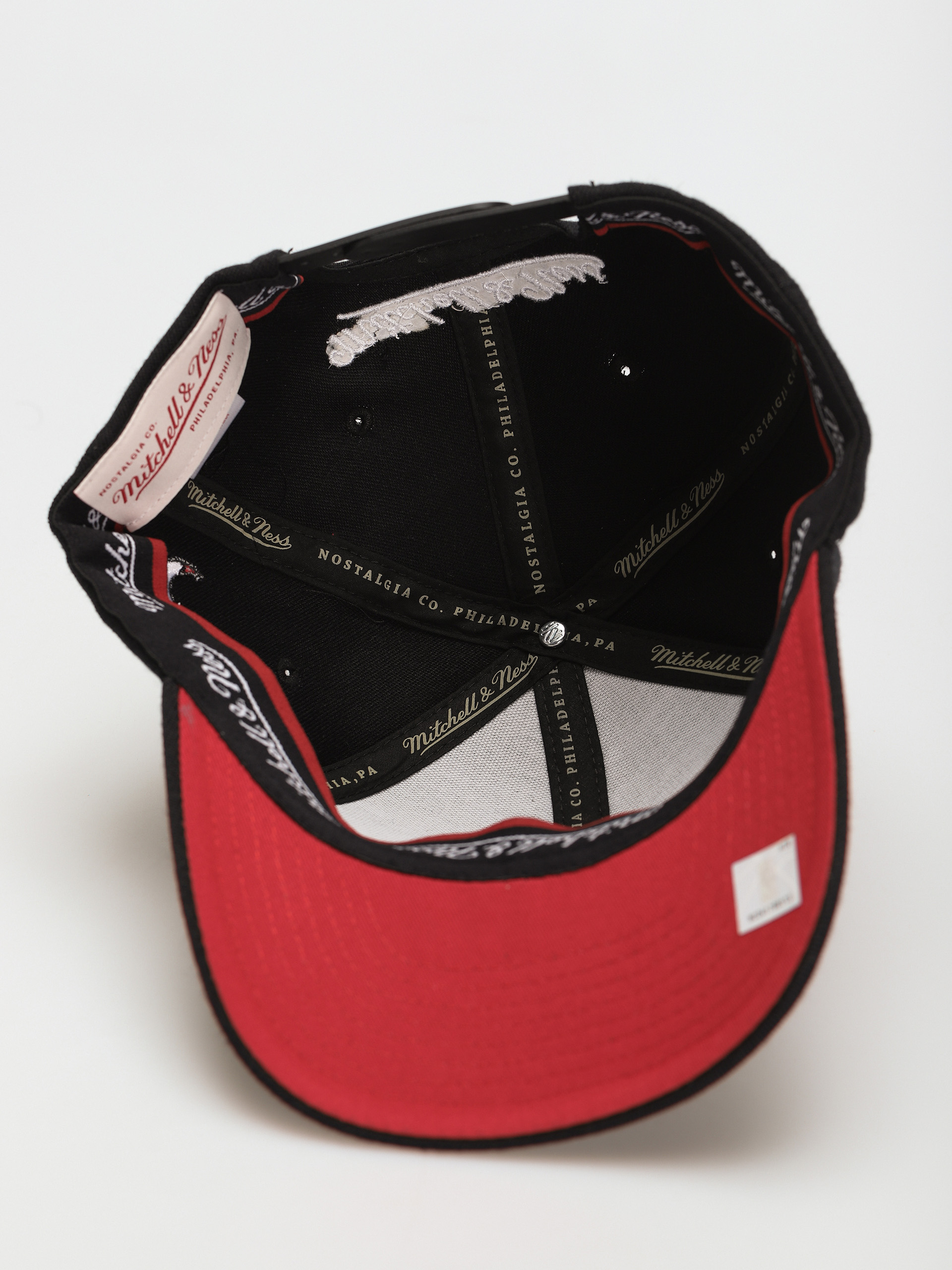 Czapka z daszkiem Mitchell & Ness Team Script 2.0 (chicago bulls black)