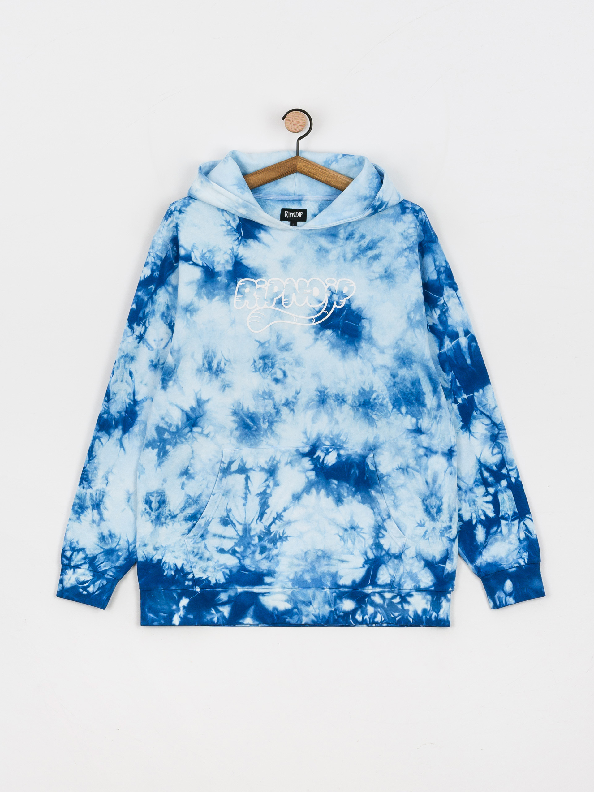 Bluza z kapturem RipNDip Ripntail HD (blue acid wash)