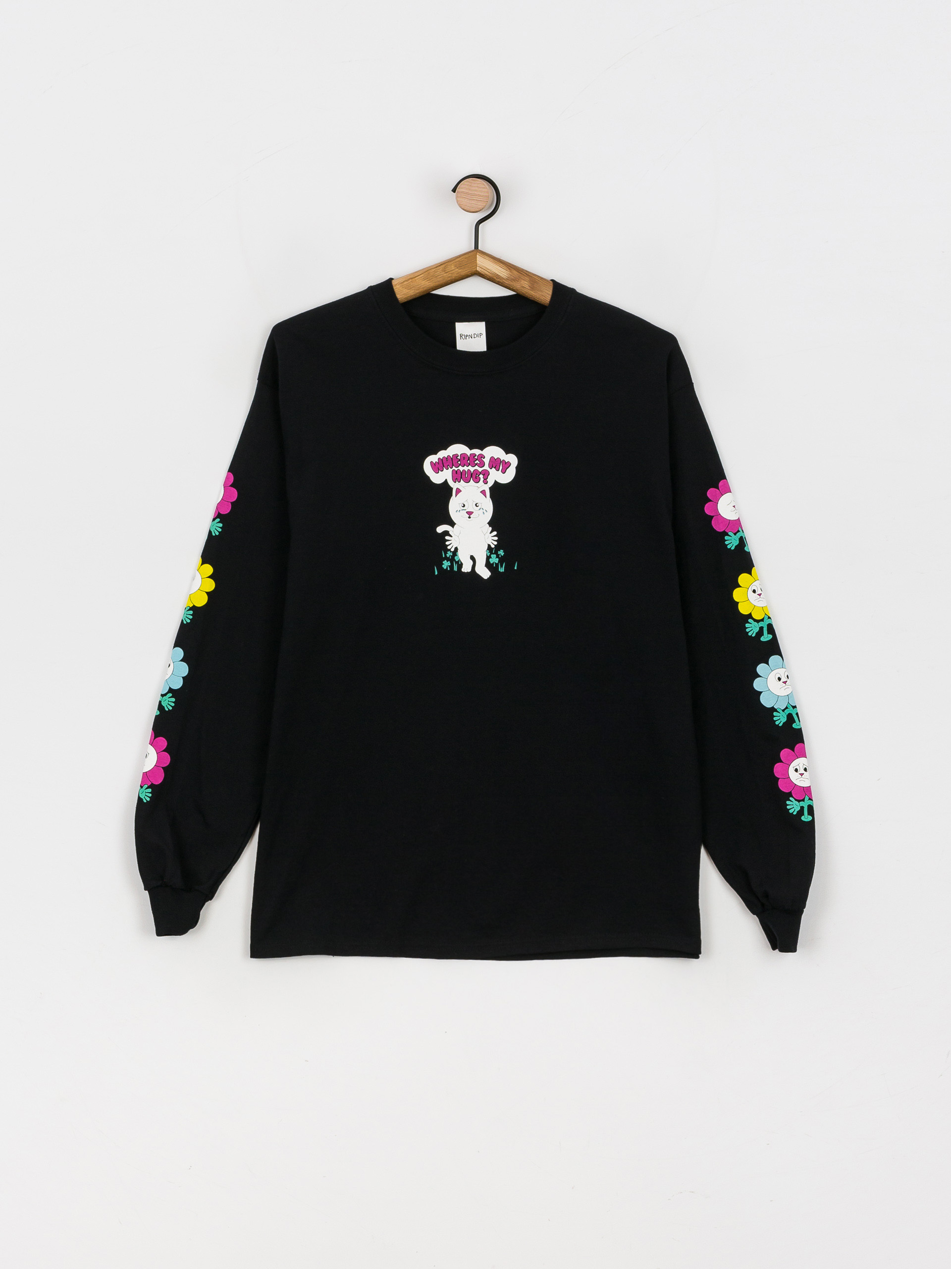 Longsleeve RipNDip Wheres My Hug (black)