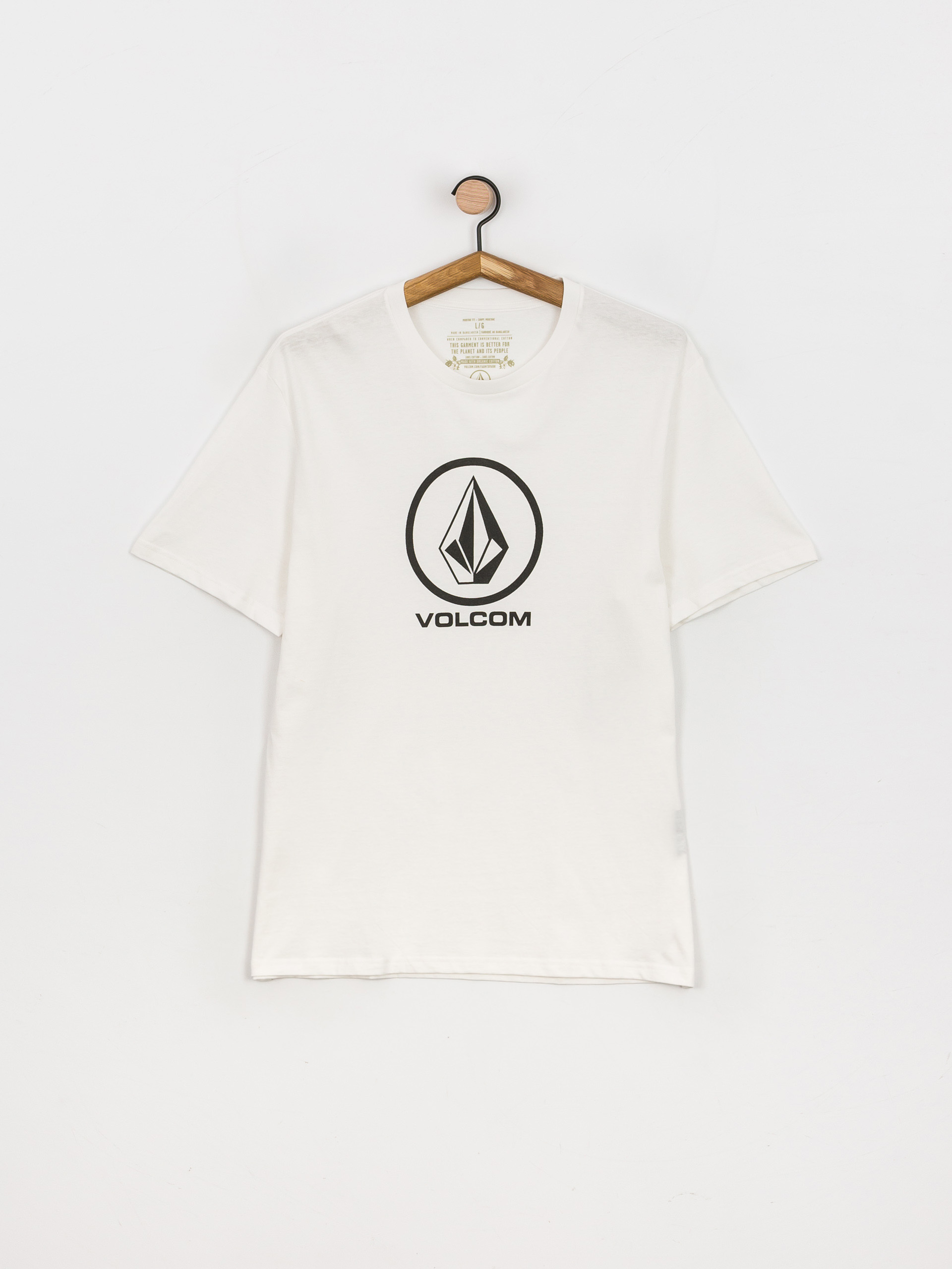 T-shirt Volcom Crisp Stone Bsc (white)